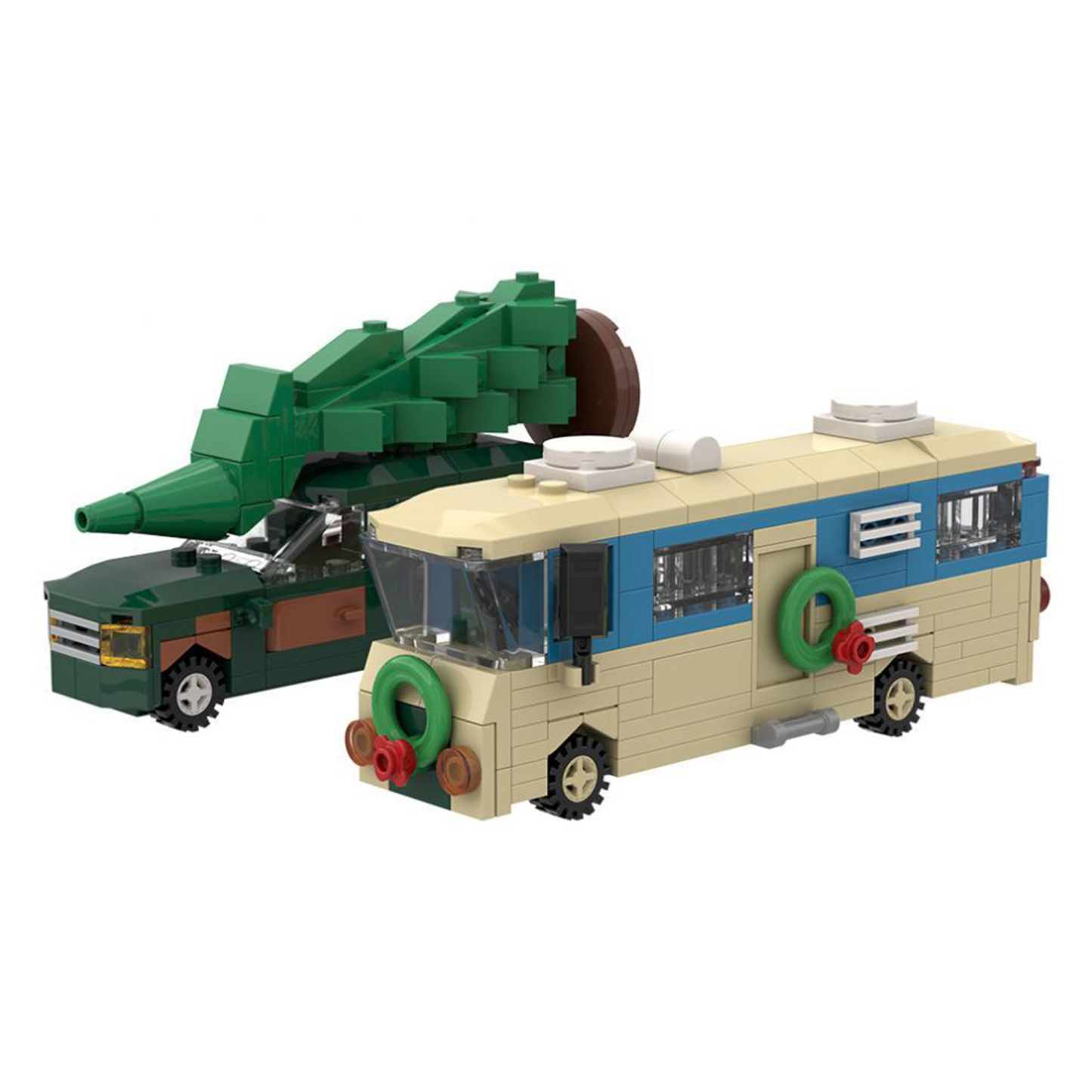Moc The Christmas Story Miniature Caravan