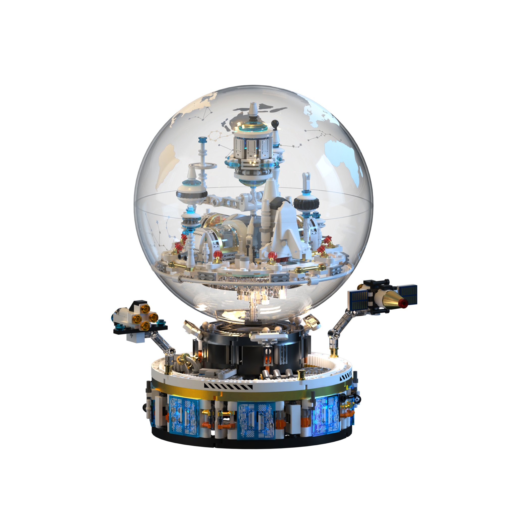 The Orbital Crystal Ball Fortress