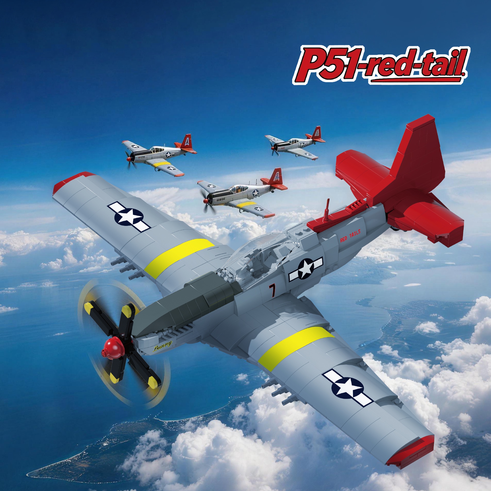 The P51 Mustang Fighter Jet