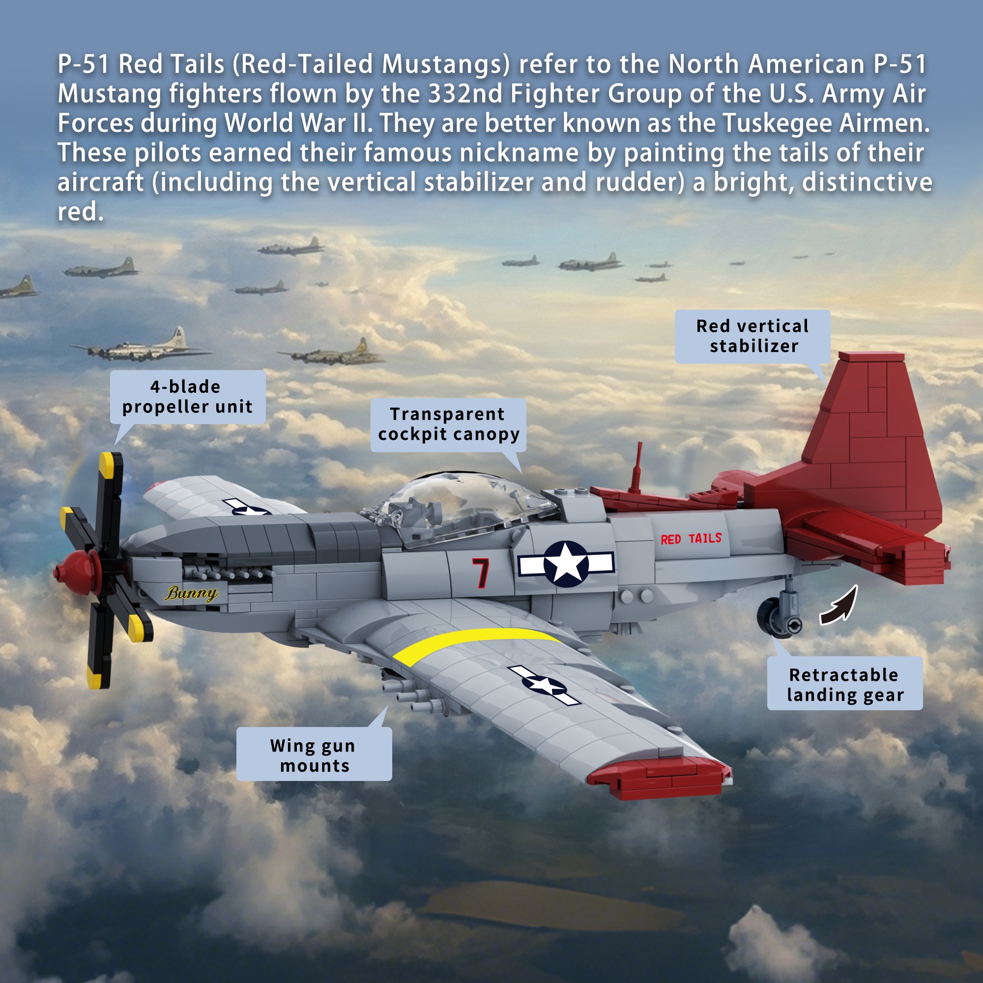 The P51 Mustang Fighter Jet