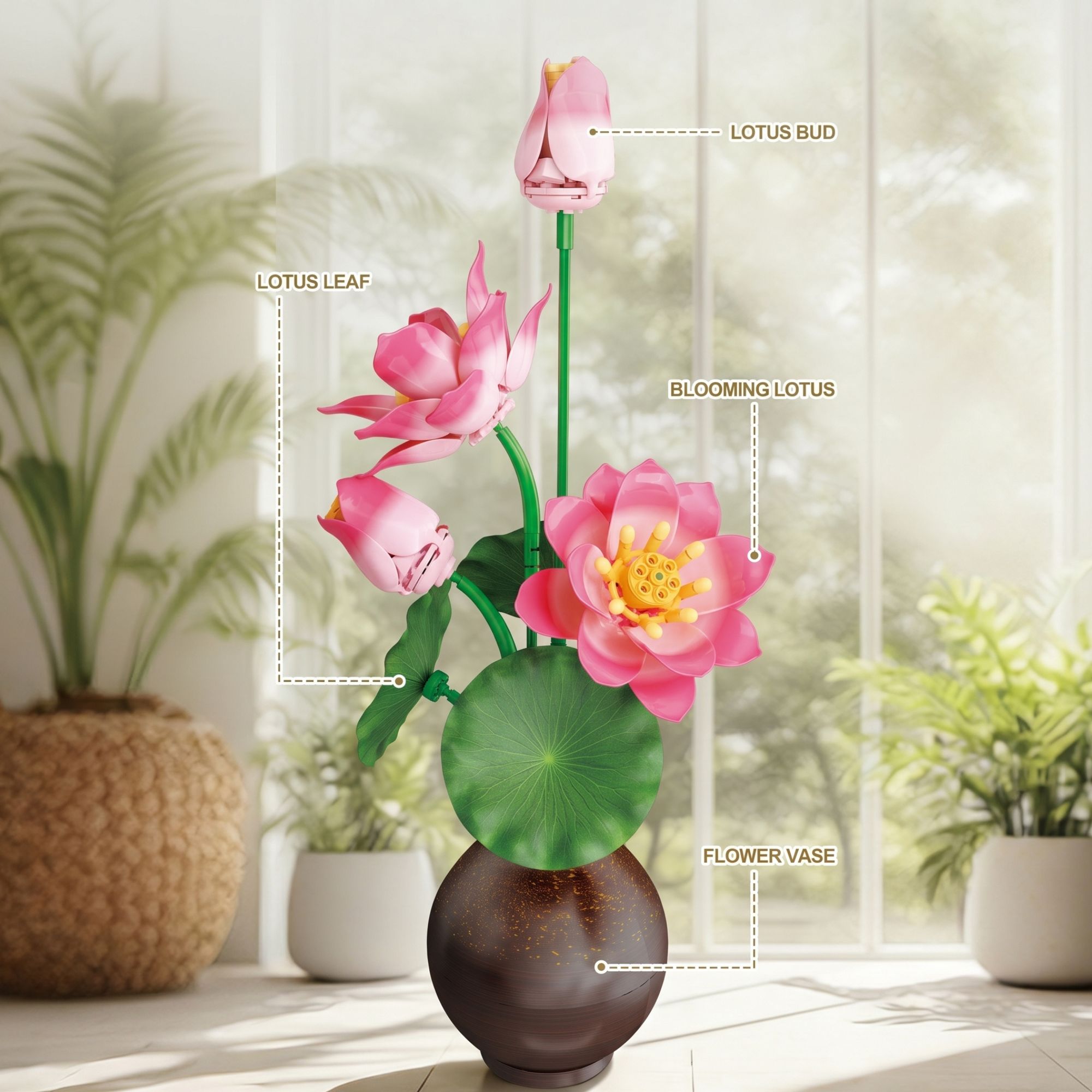 The Preserved Lotus Flowers