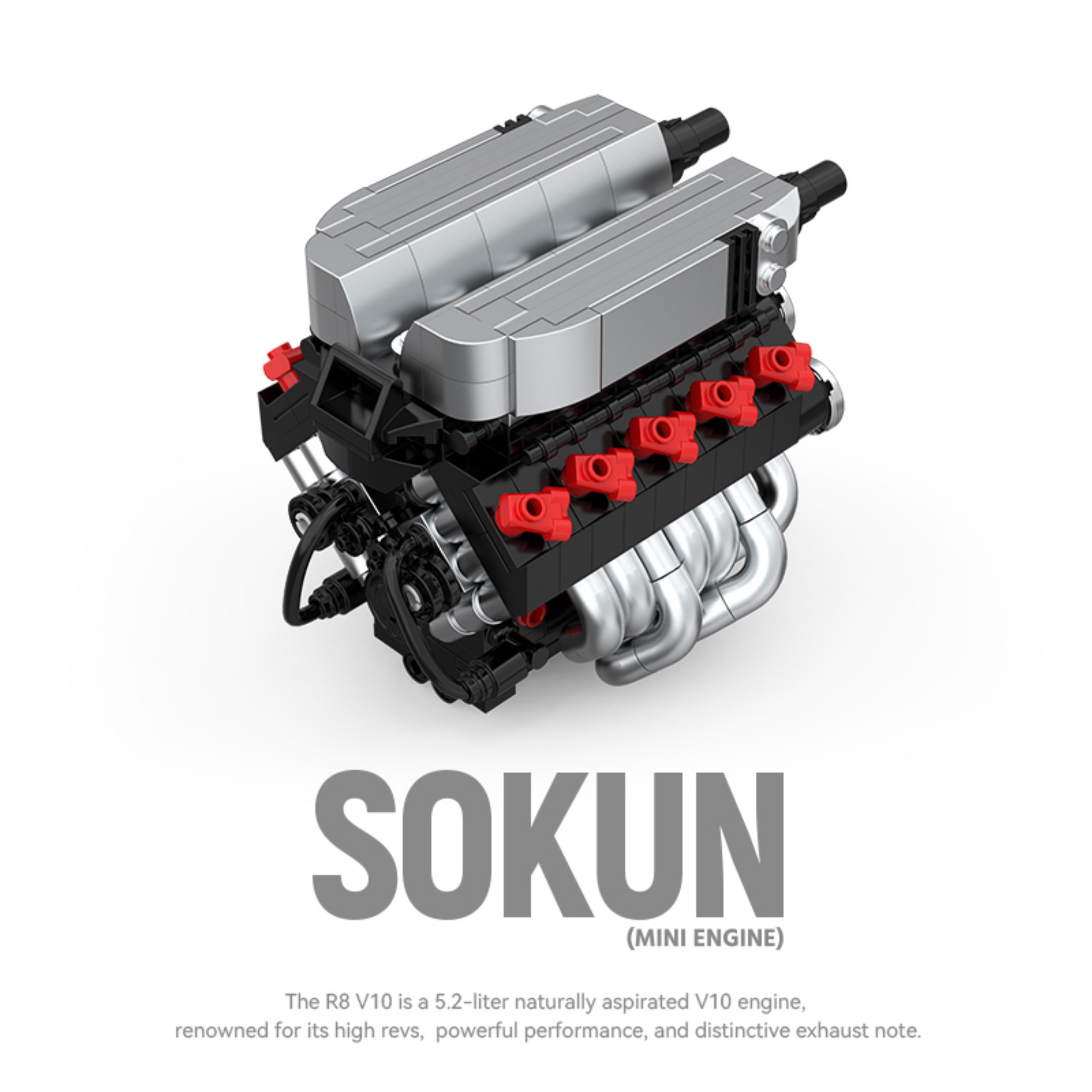 The R8V10 Engine without Motor