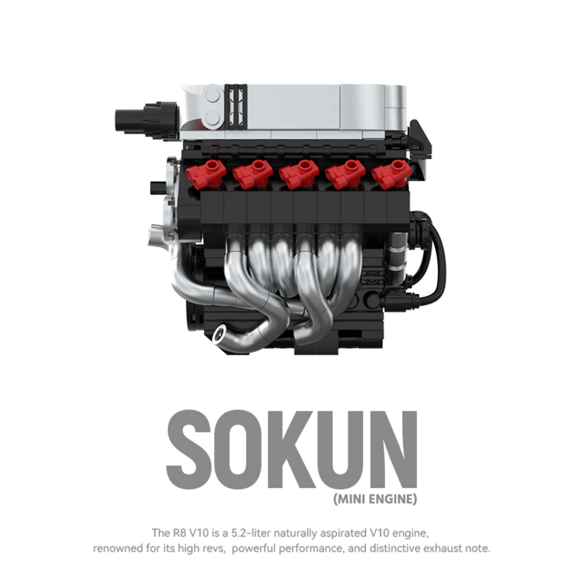 The R8V10 Engine without Motor