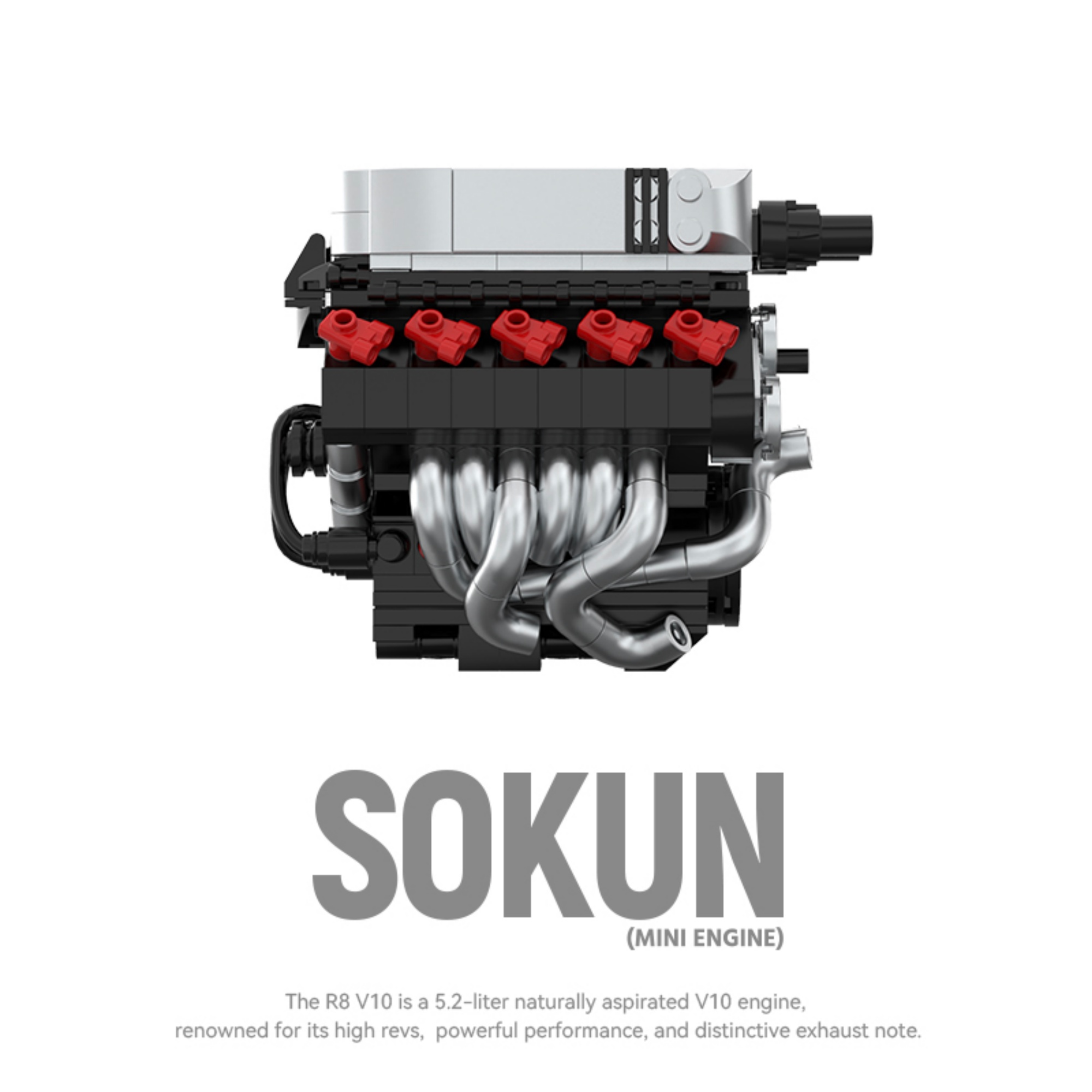 The R8V10 Engine without Motor
