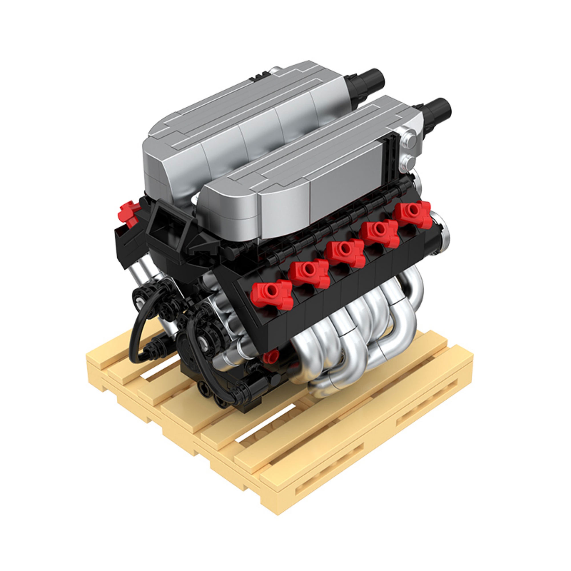 The R8V10 Engine without Motor