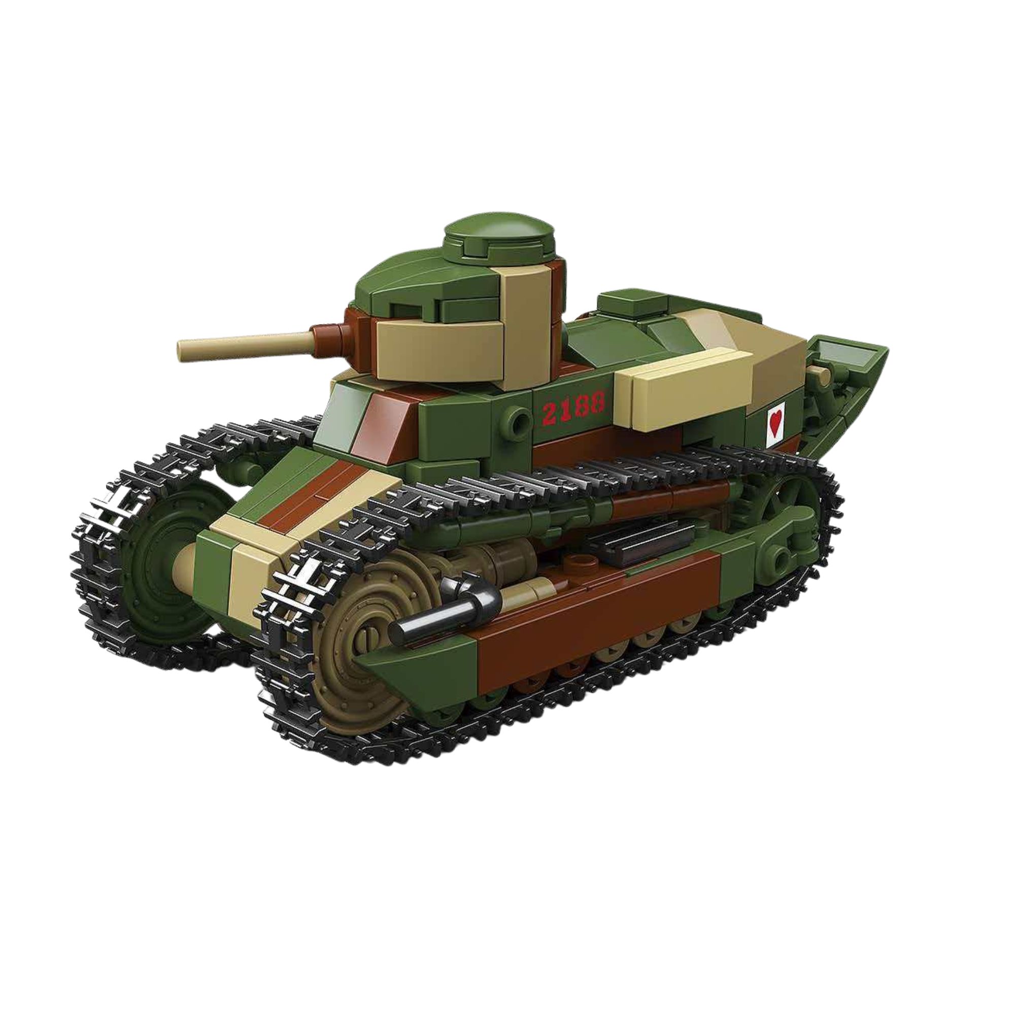 The RENAULT FT MACHINE-GUNANTI-TANK