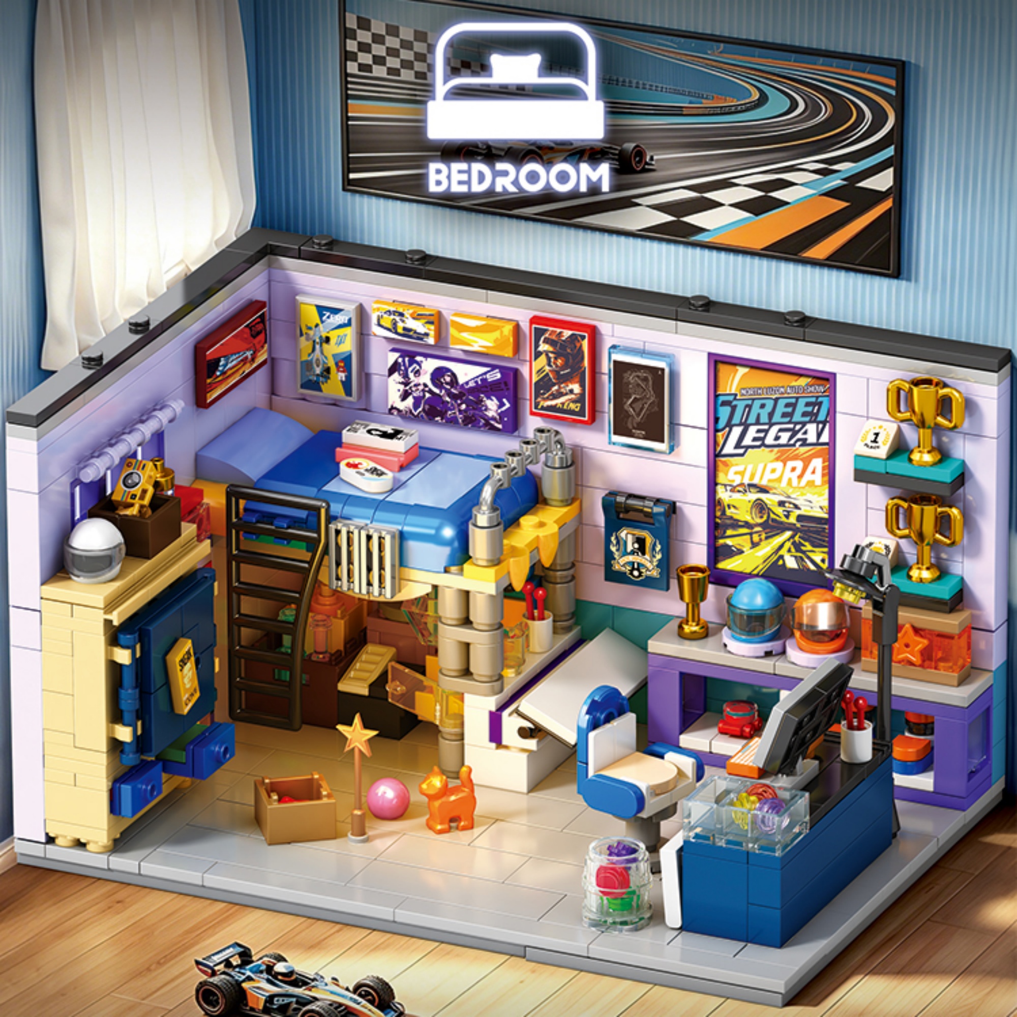 The Racing Driver's Bedroom