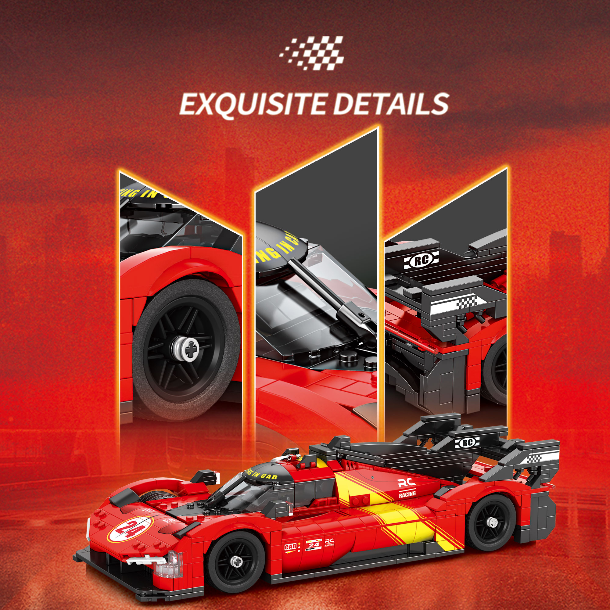 1:16 The Red Supercar