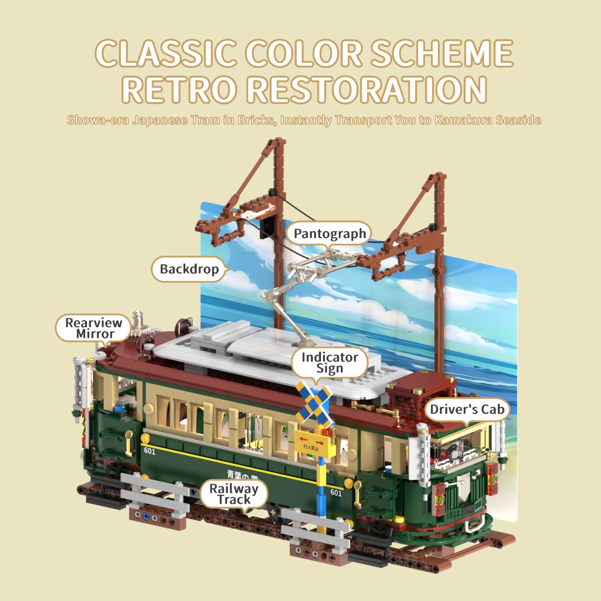 The Retro Japanese Tram