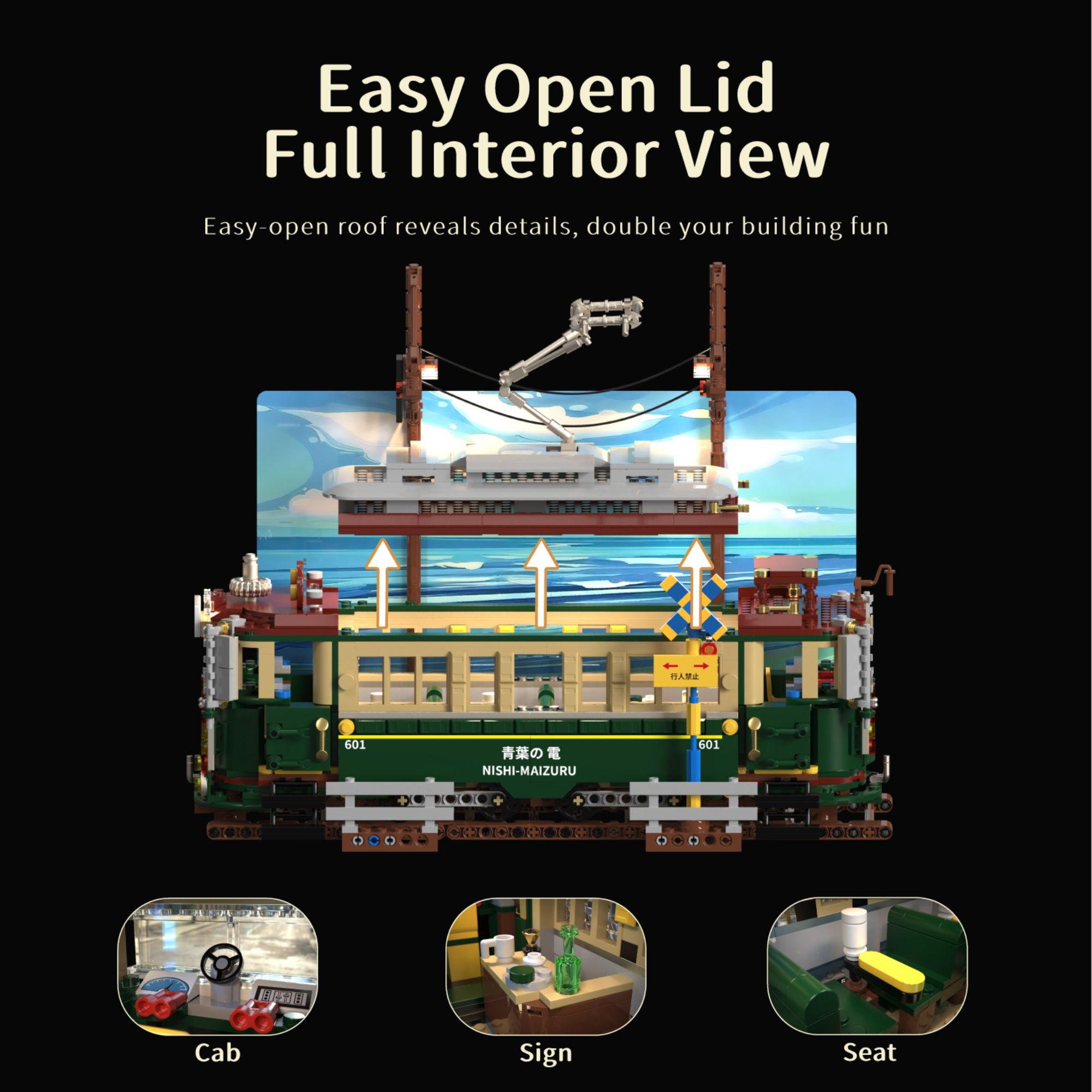 The Retro Japanese Tram