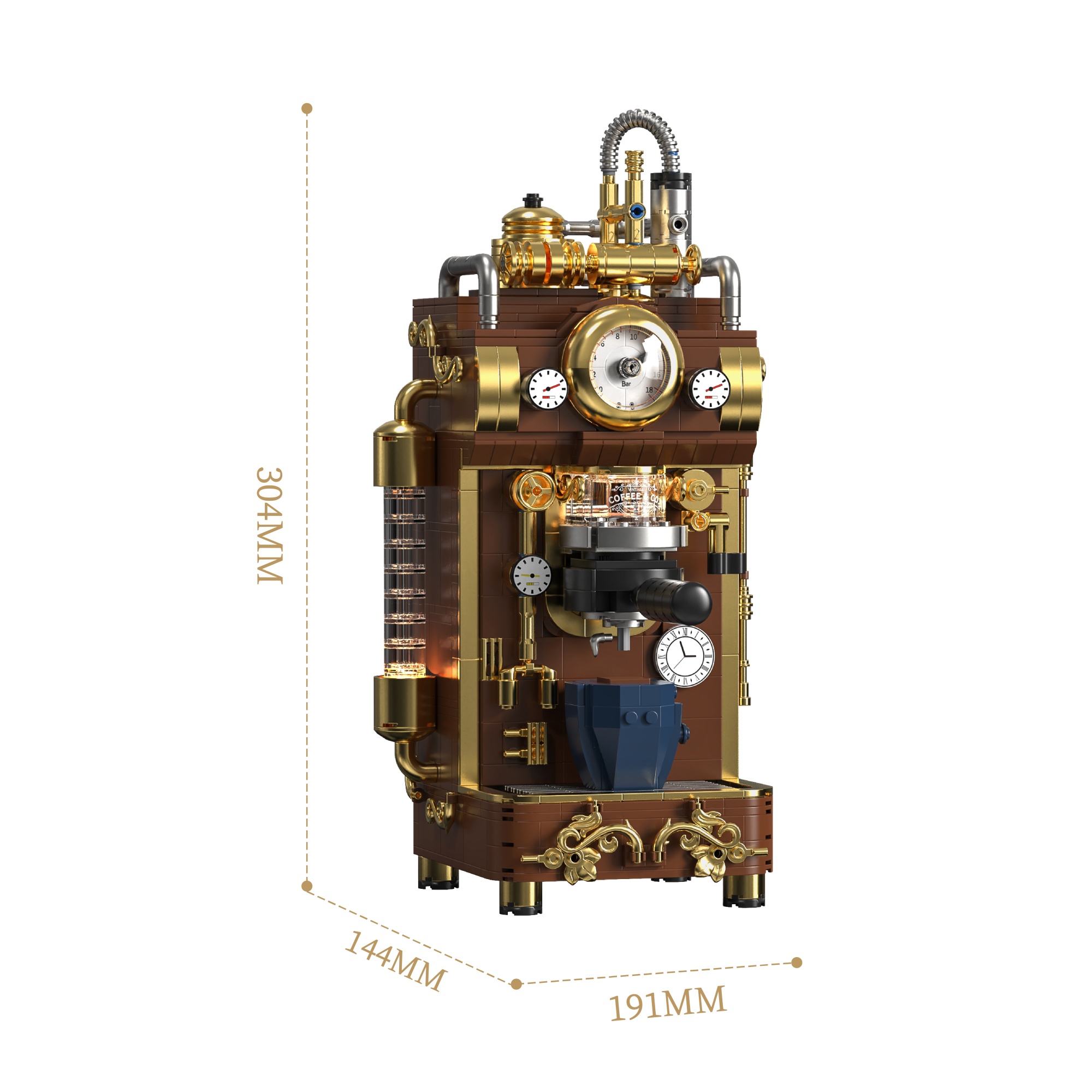 The Retro Steam Coffee Machine