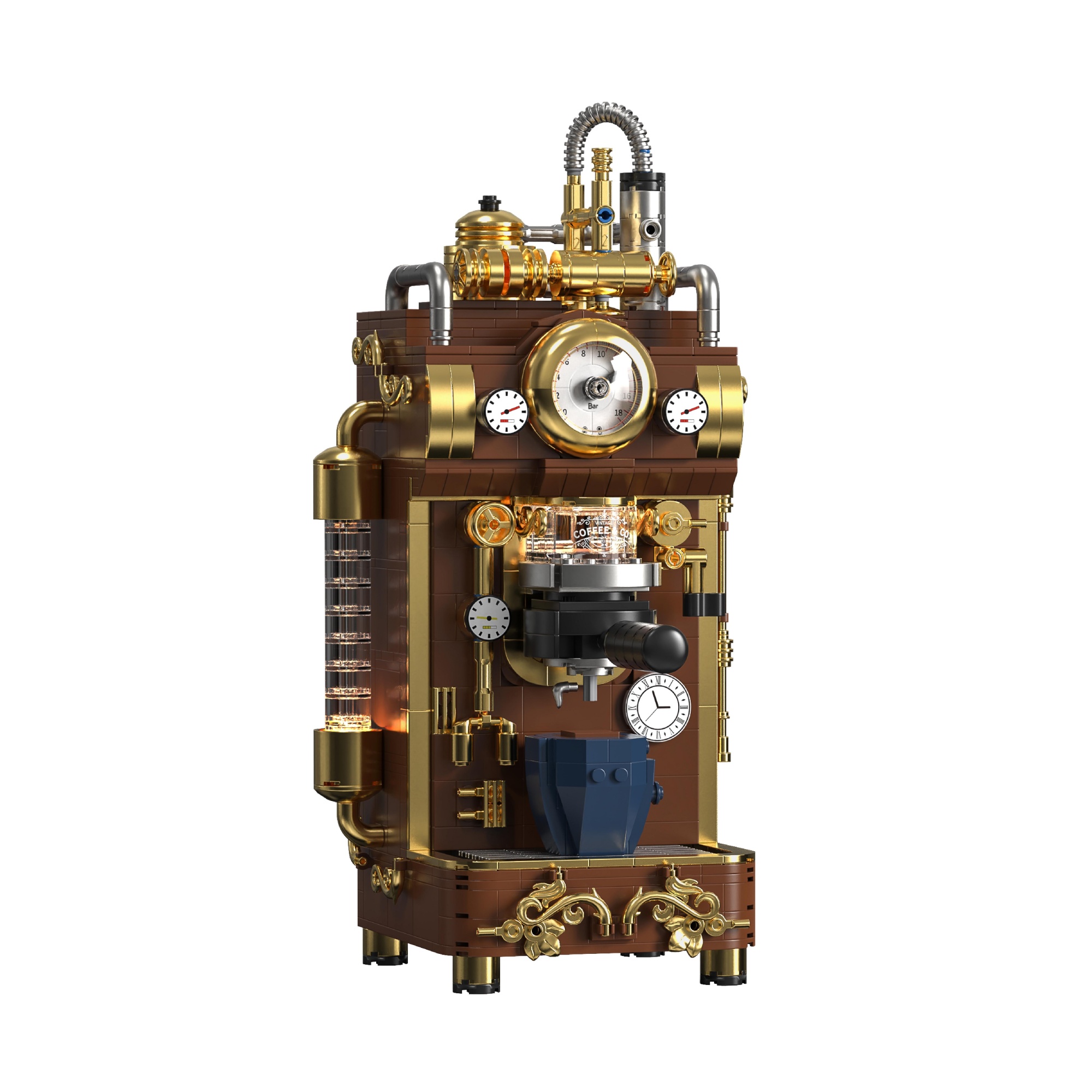 The Retro Steam Coffee Machine