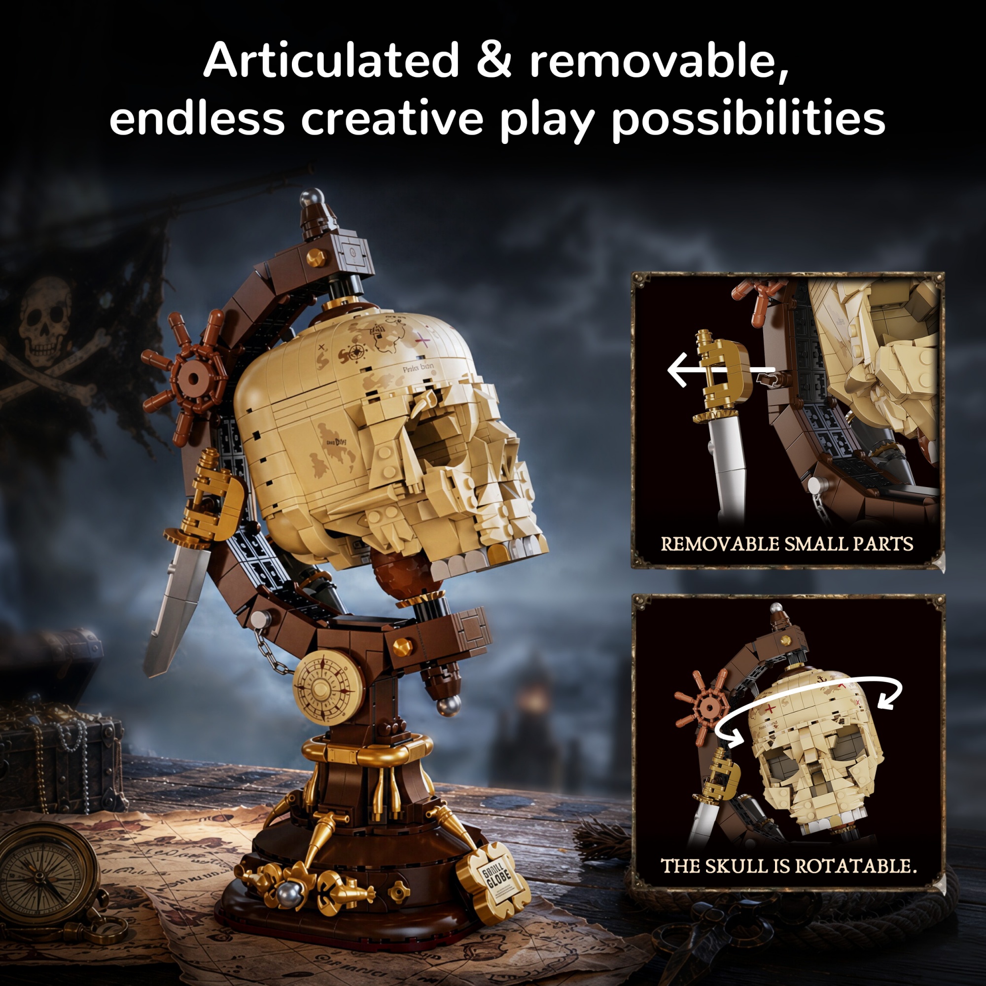 The Skeleton Globe