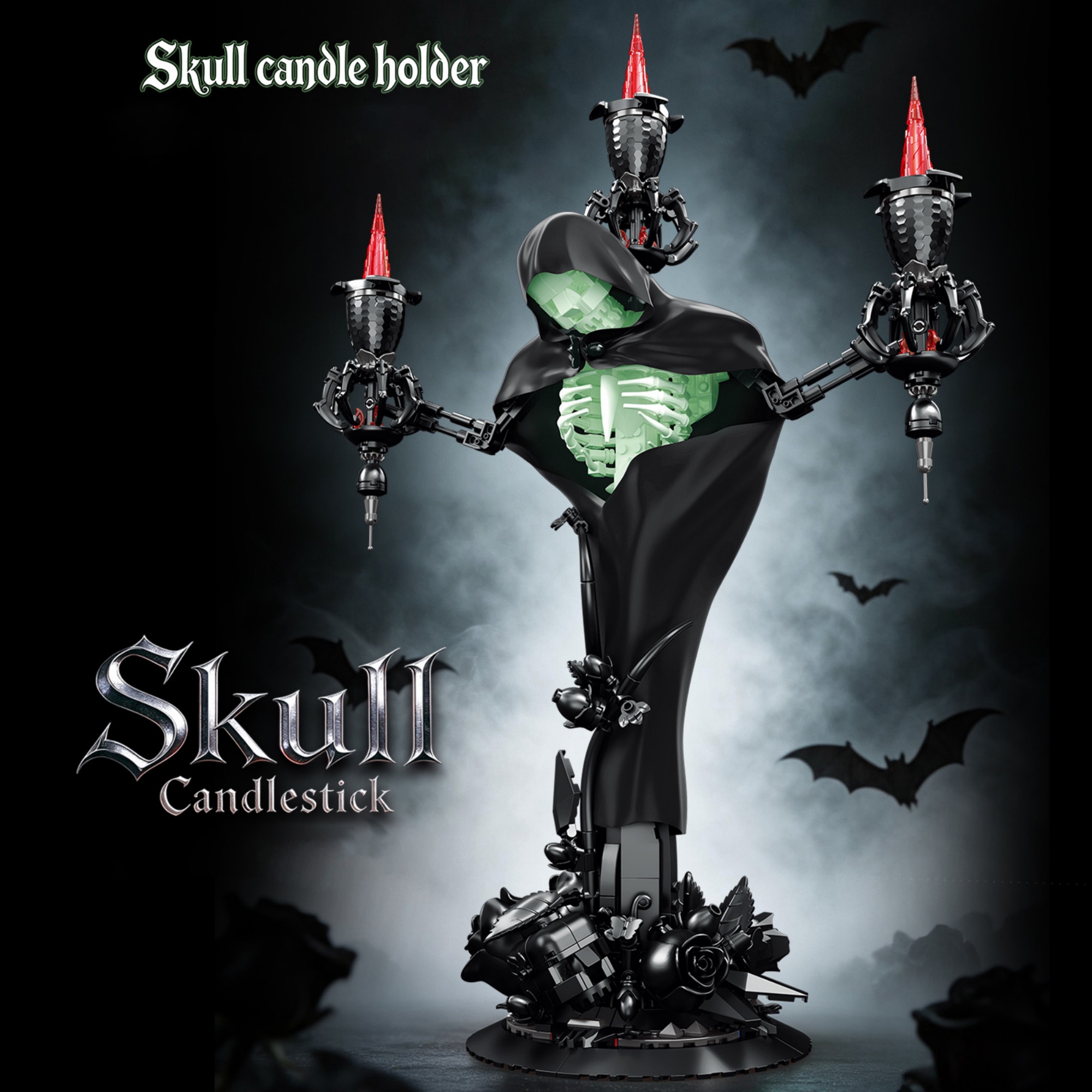 The Skull Candlestick