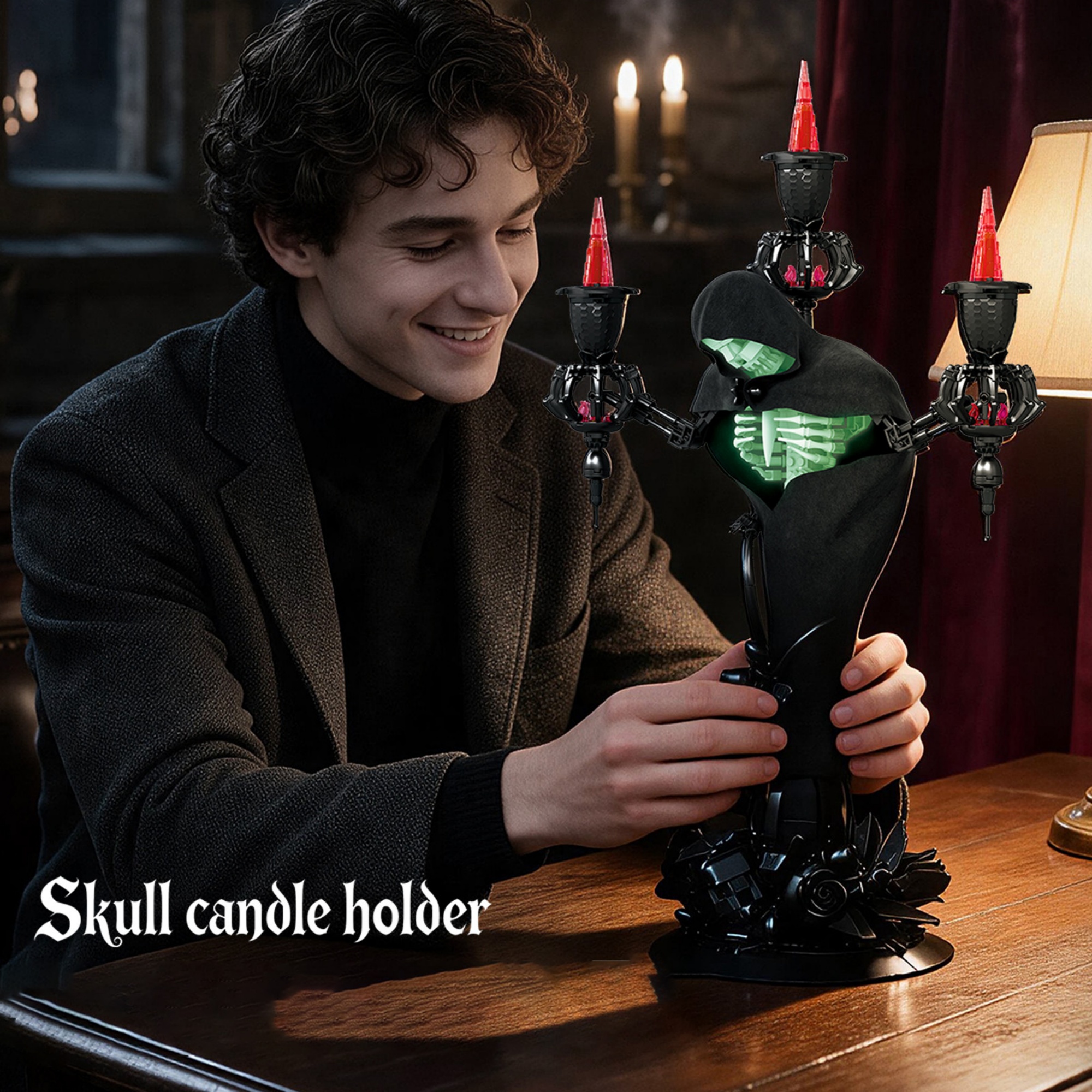 The Skull Candlestick