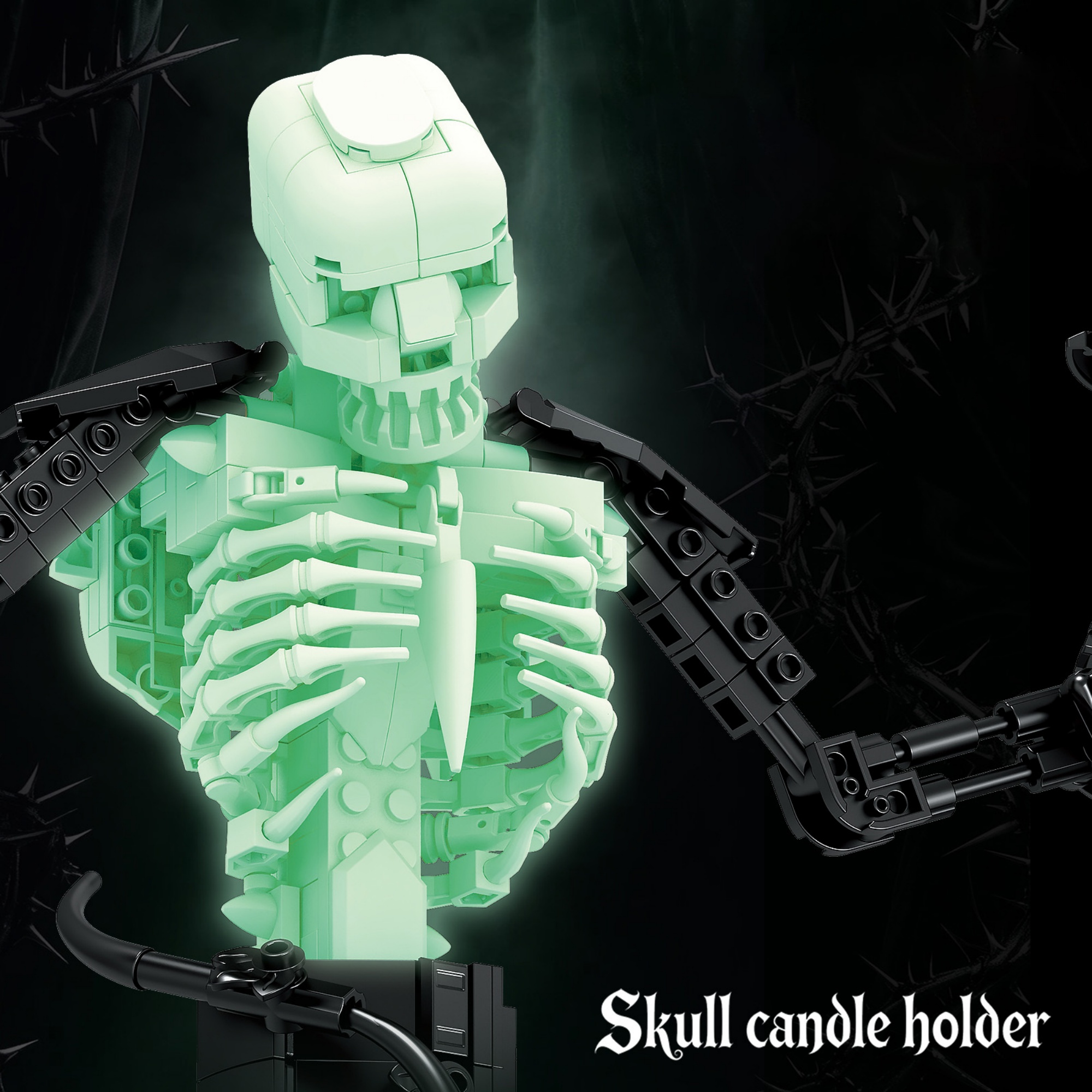 The Skull Candlestick