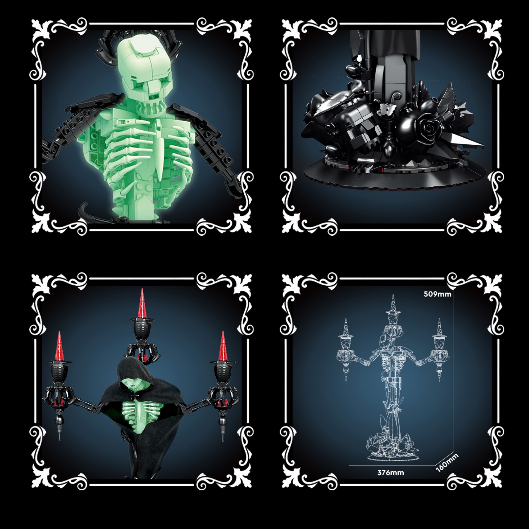 The Skull Candlestick