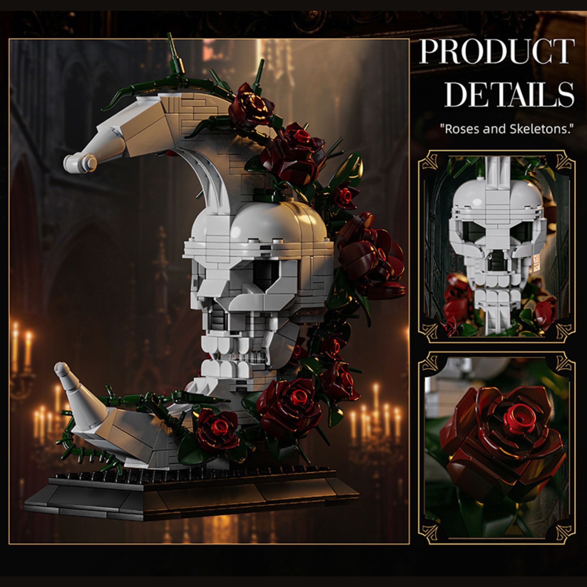 The Skull Moon Rose