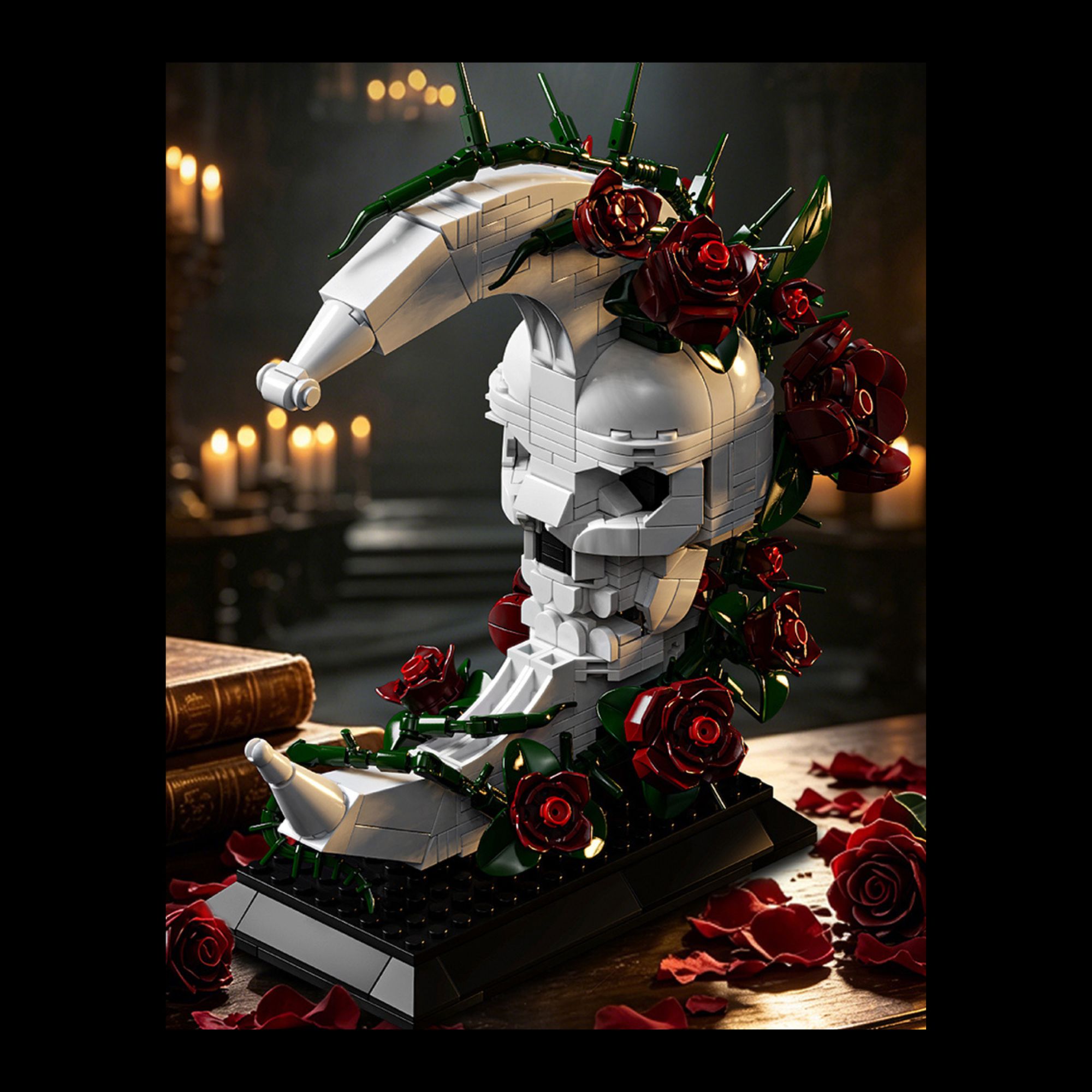 The Skull Moon Rose