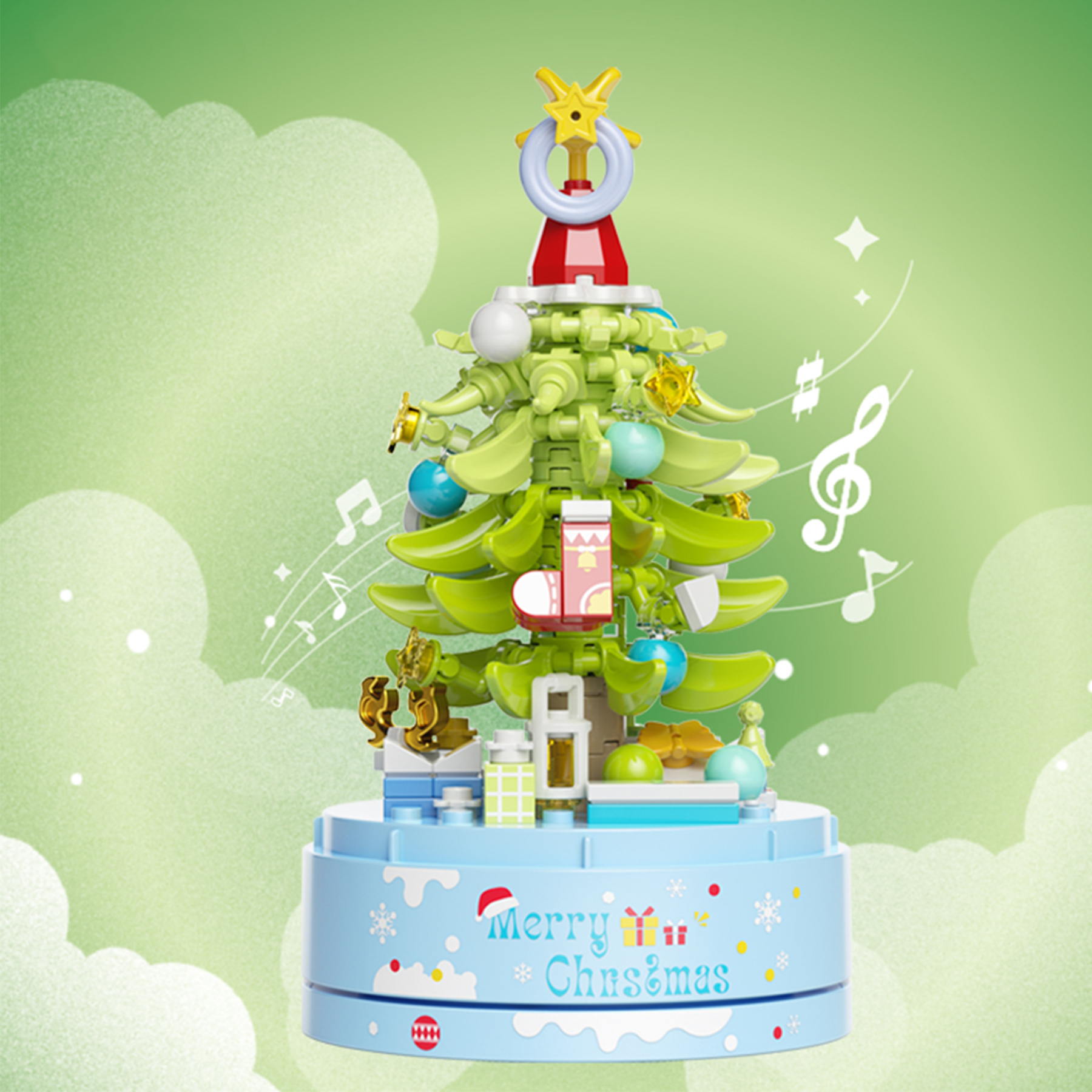 The Snow-Reflected Christmas Tree-marstoy