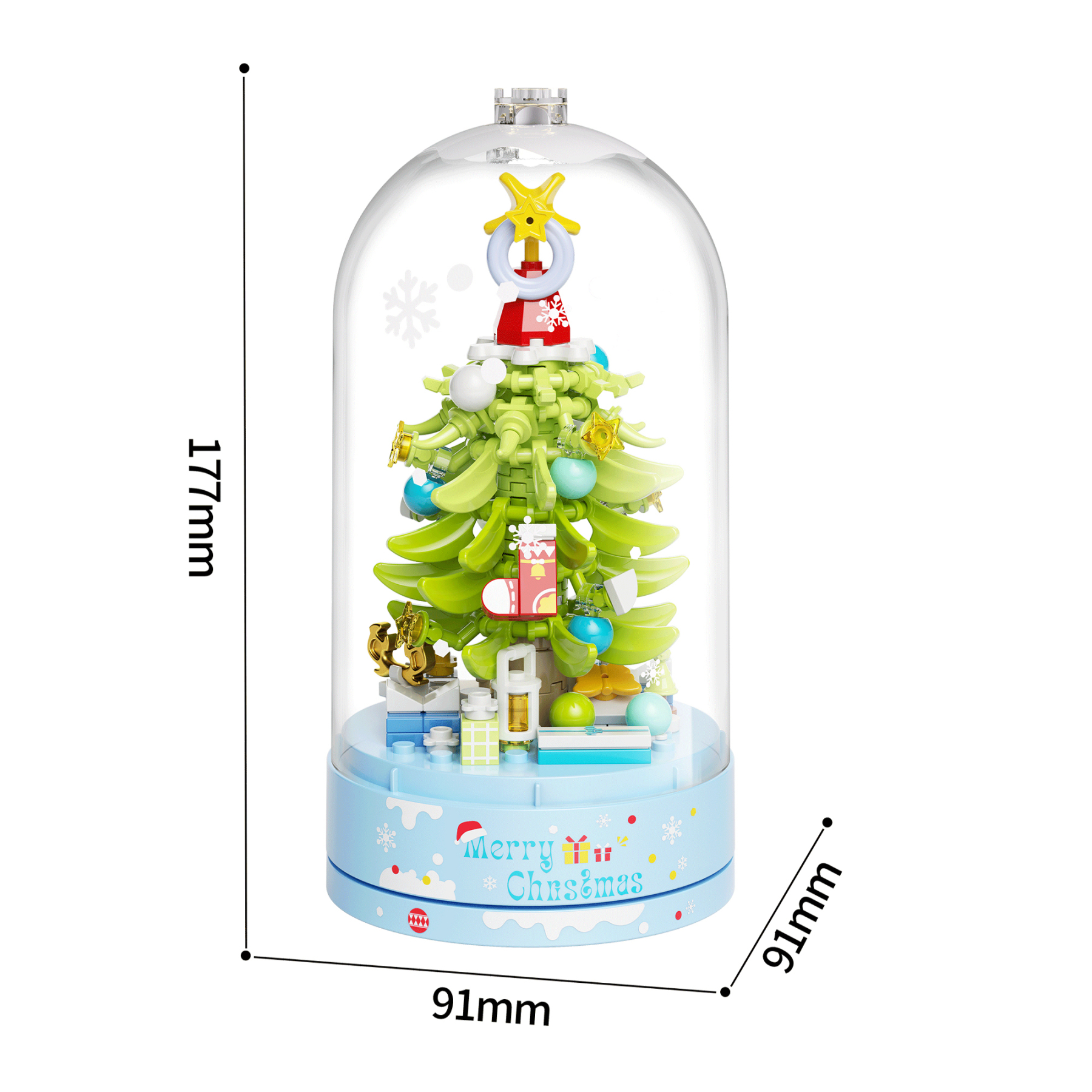 The Snow-Reflected Christmas Tree-marstoy