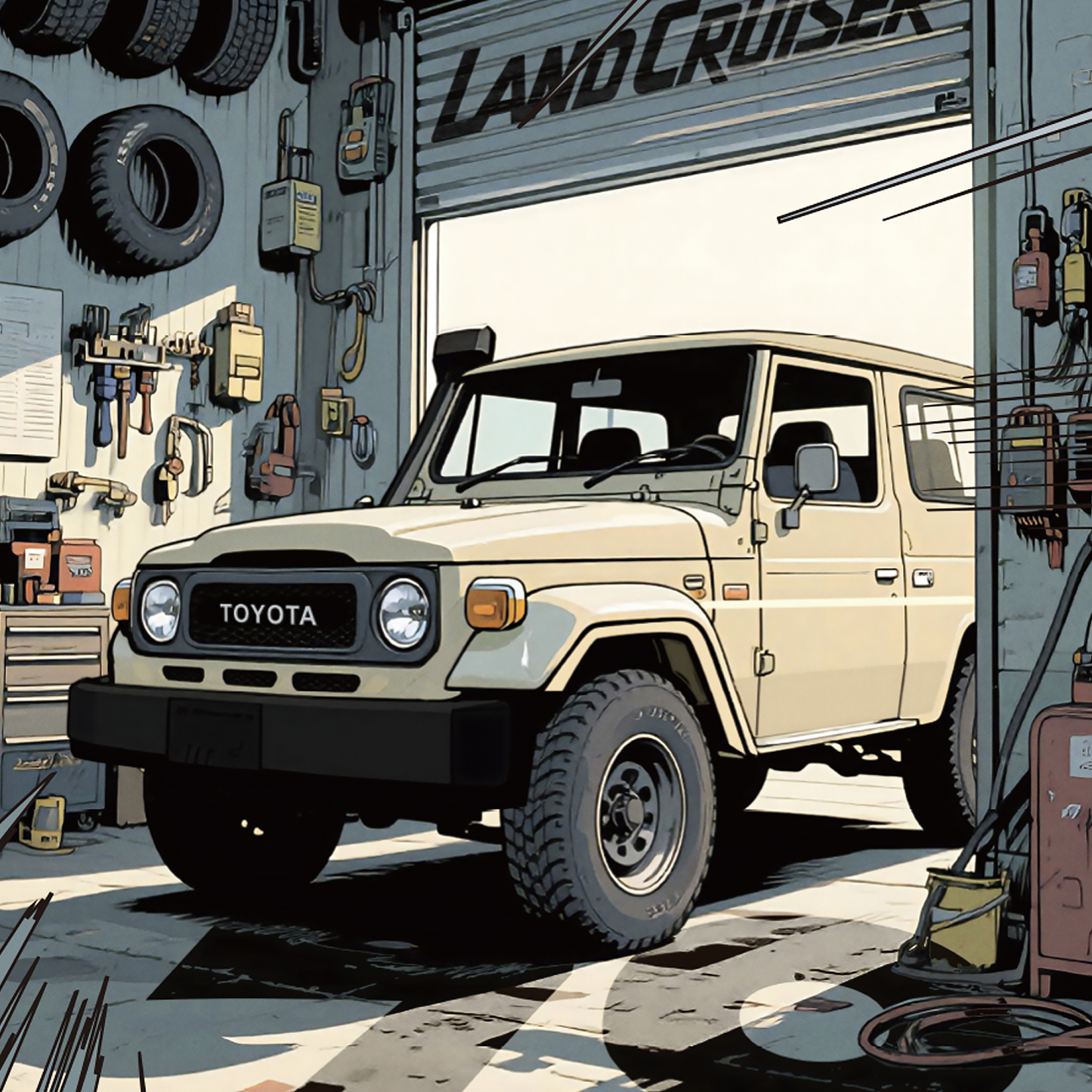 The Toyota Land Cruiser LC78