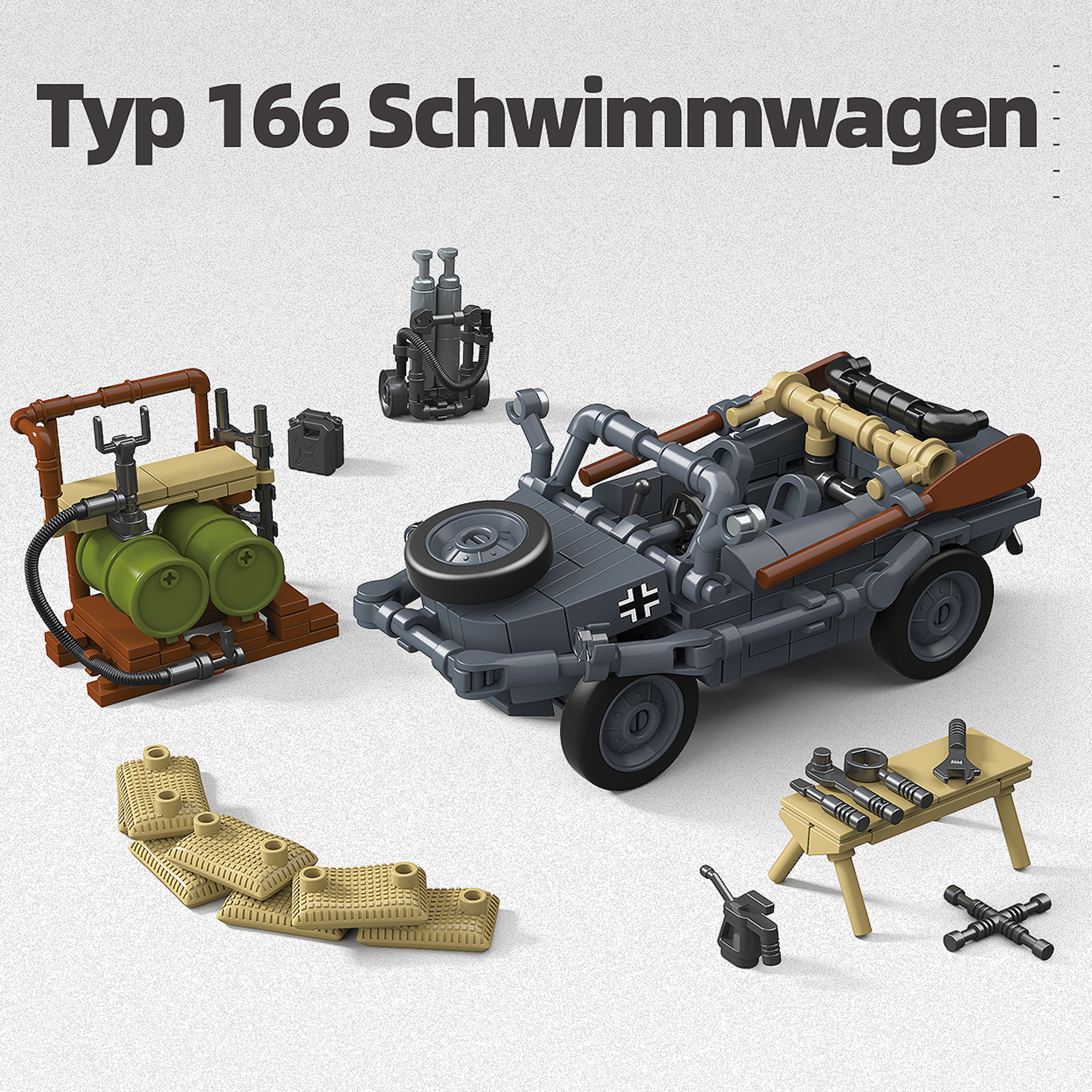 The Typ 166 Schwimmwagen