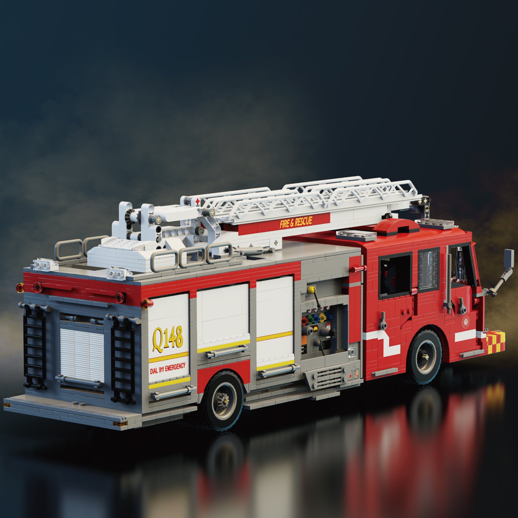 The US firetruck Elevated Water Towers