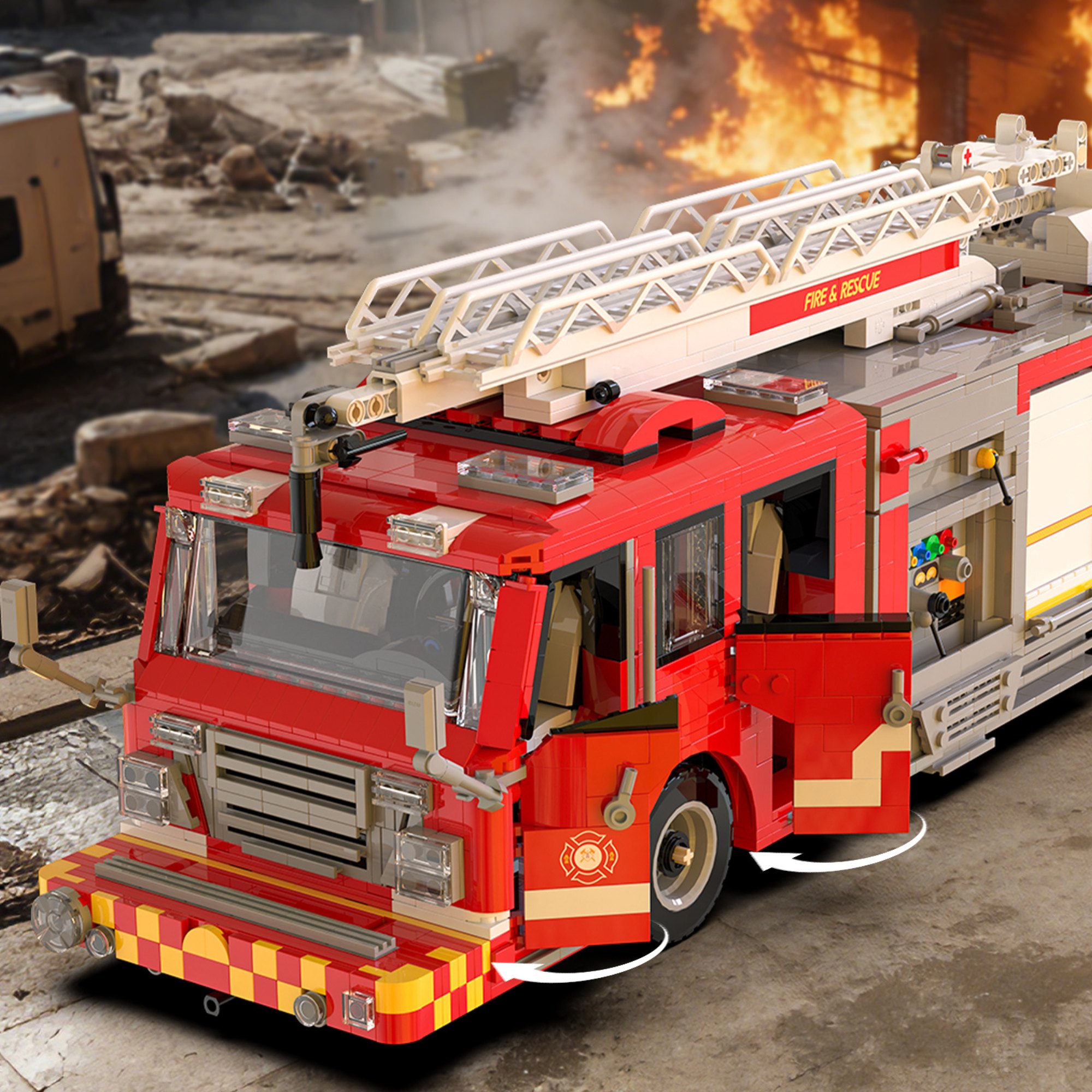 The US firetruck Elevated Water Towers