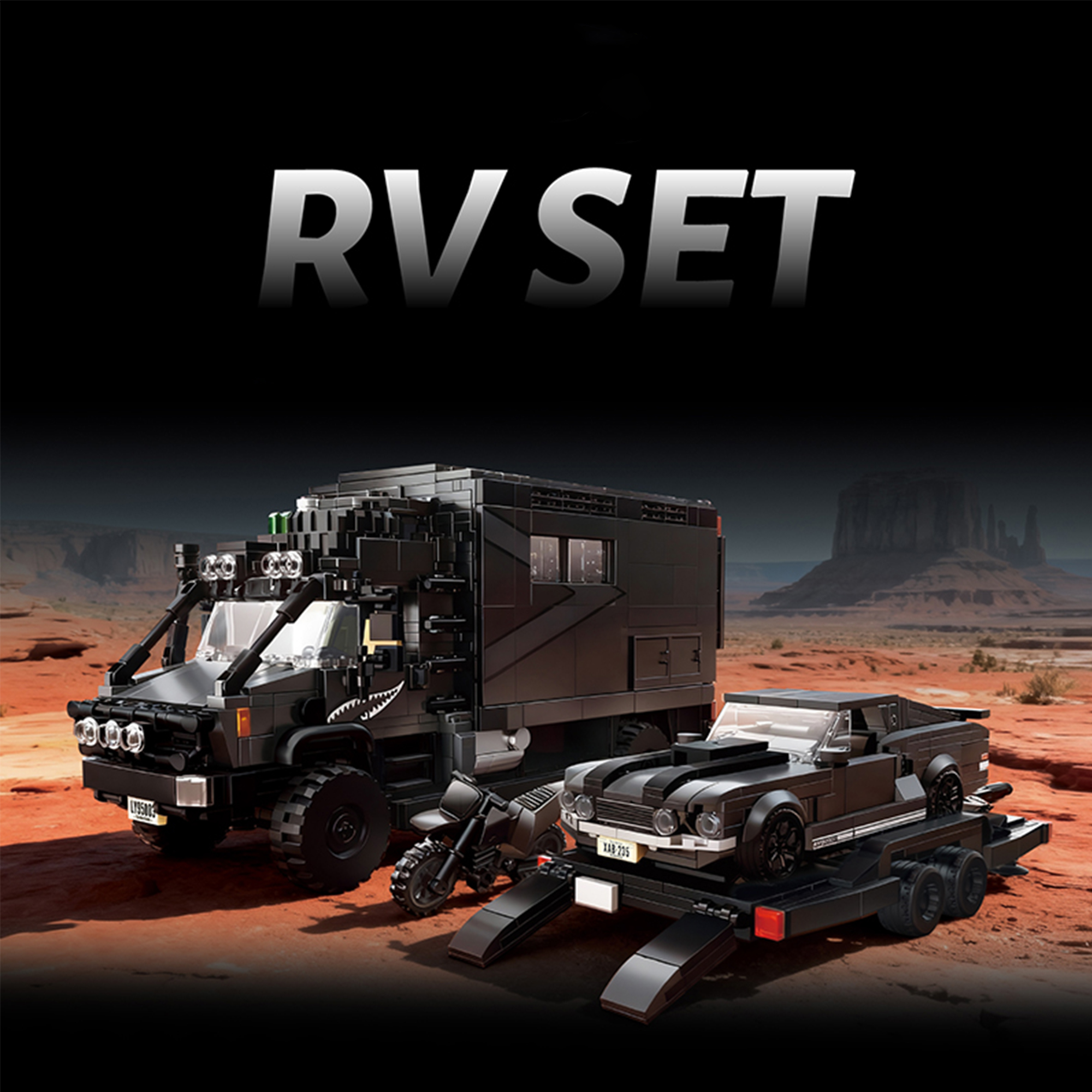 The Unimog RV + Supercar Trailer Package