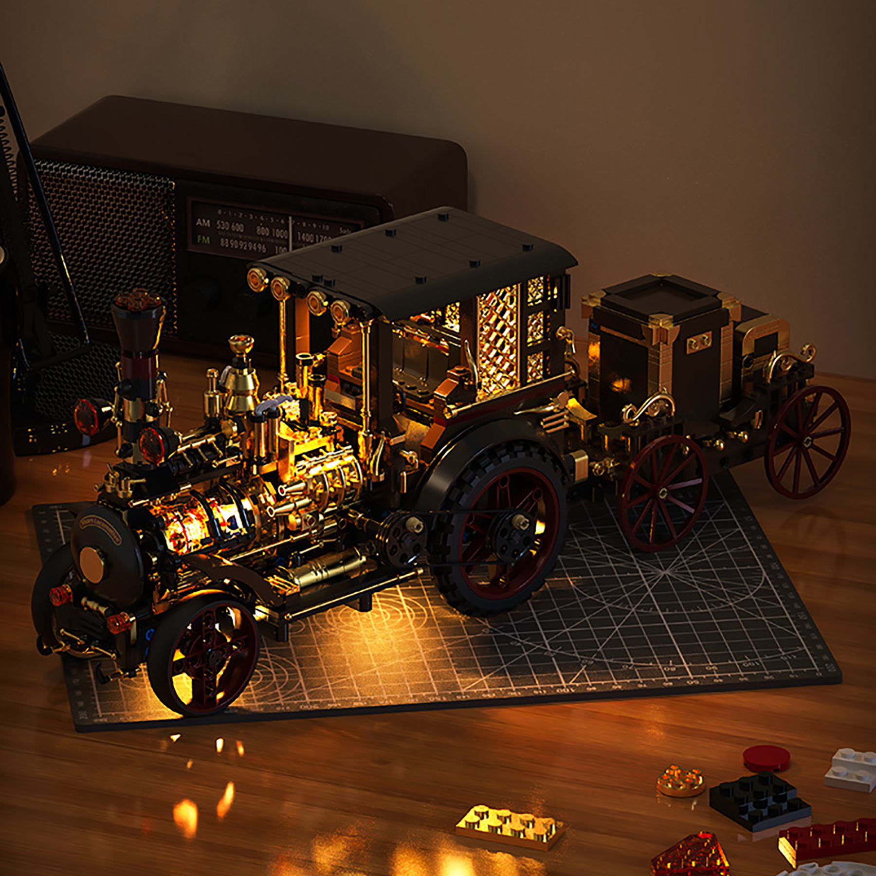 The Vintage Mechanical Steam Car