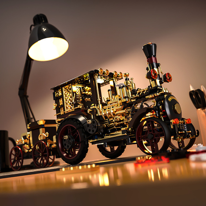The Vintage Mechanical Steam Car