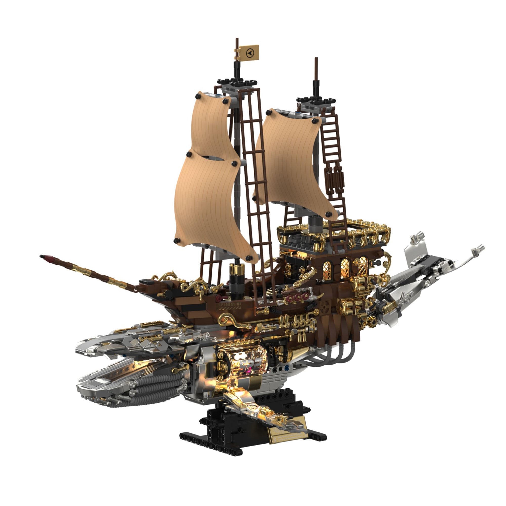 The Vintage Steam Whale Ship