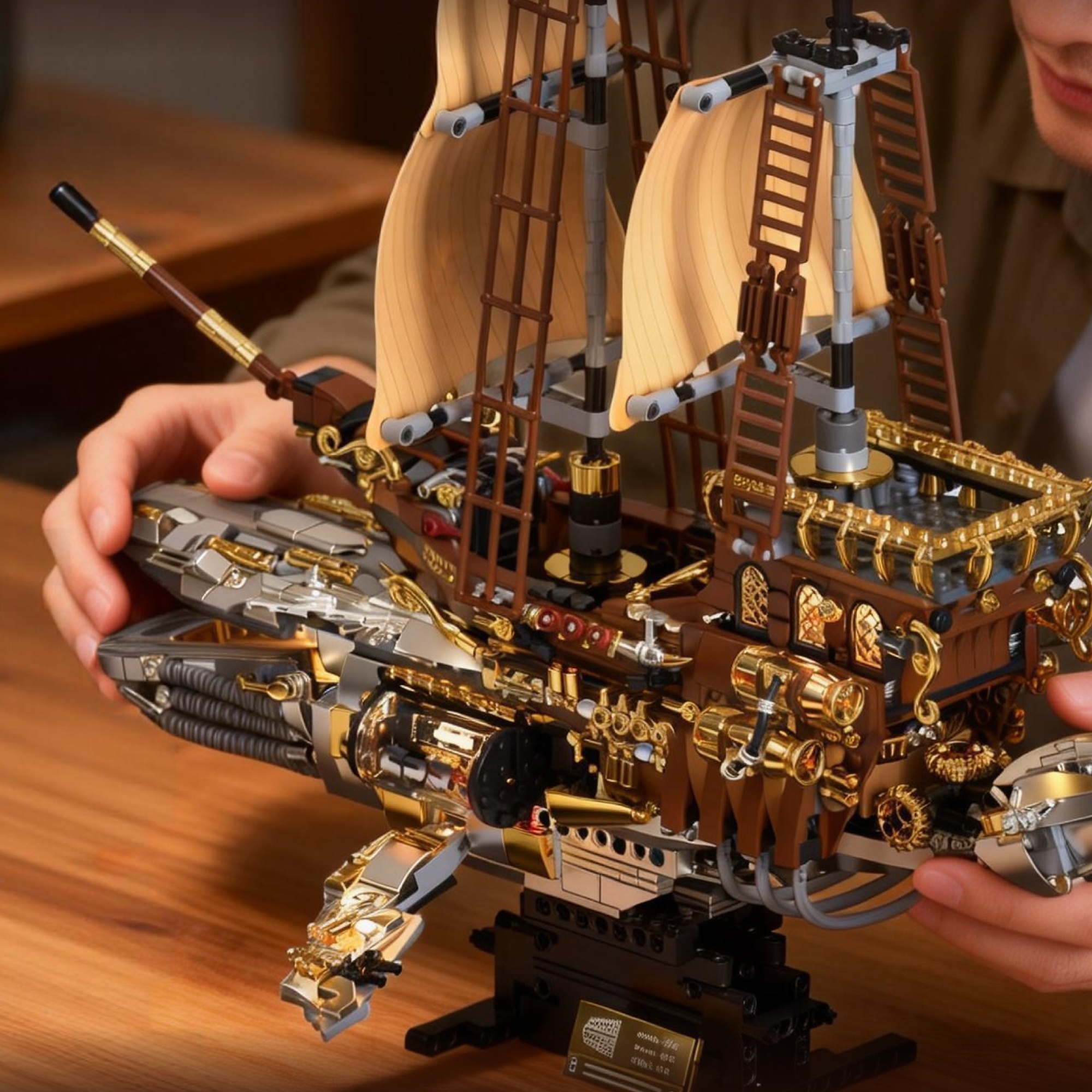 The Vintage Steam Whale Ship