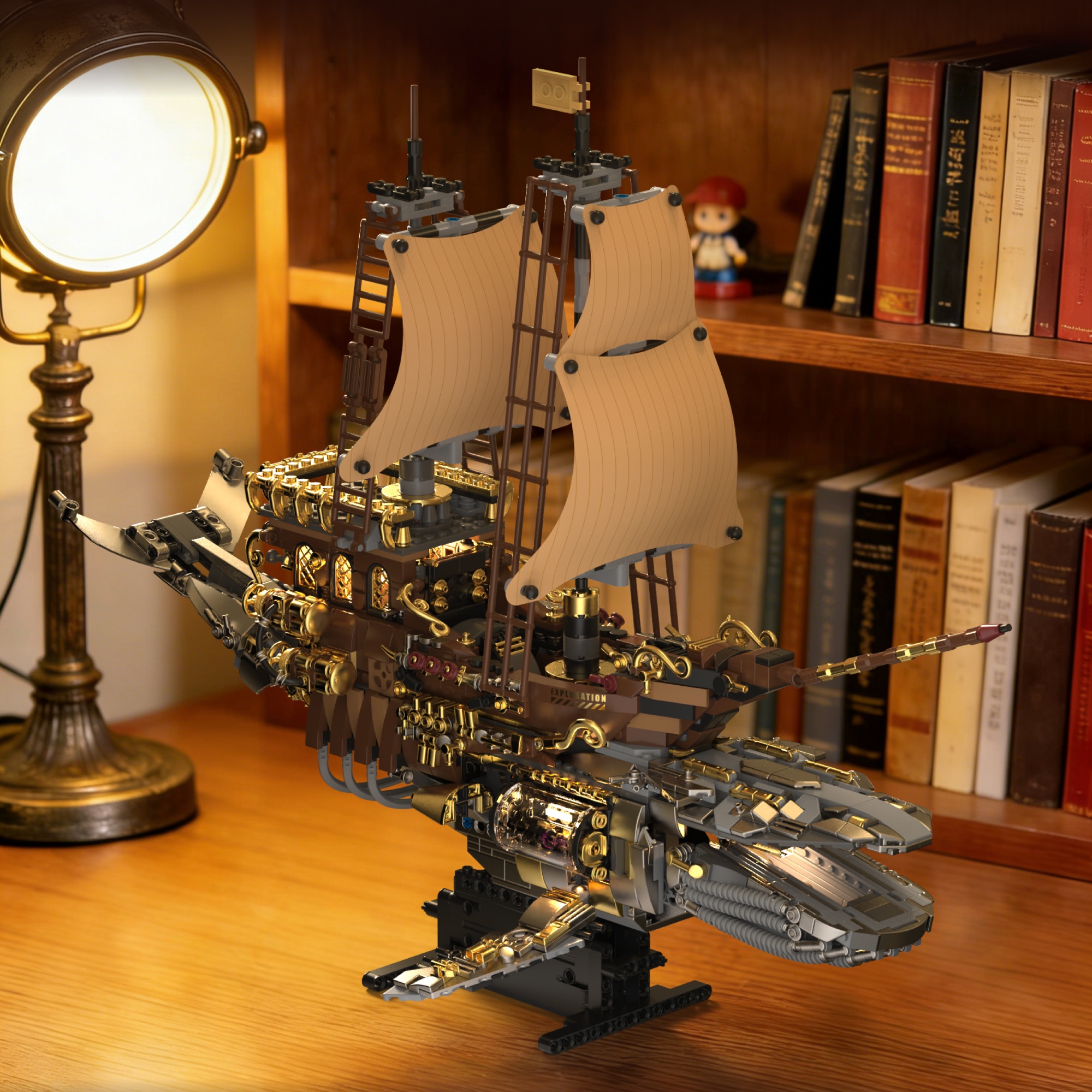 The Vintage Steam Whale Ship