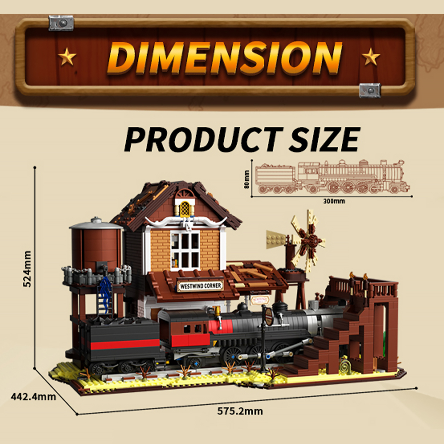 The Western Train-marstoy