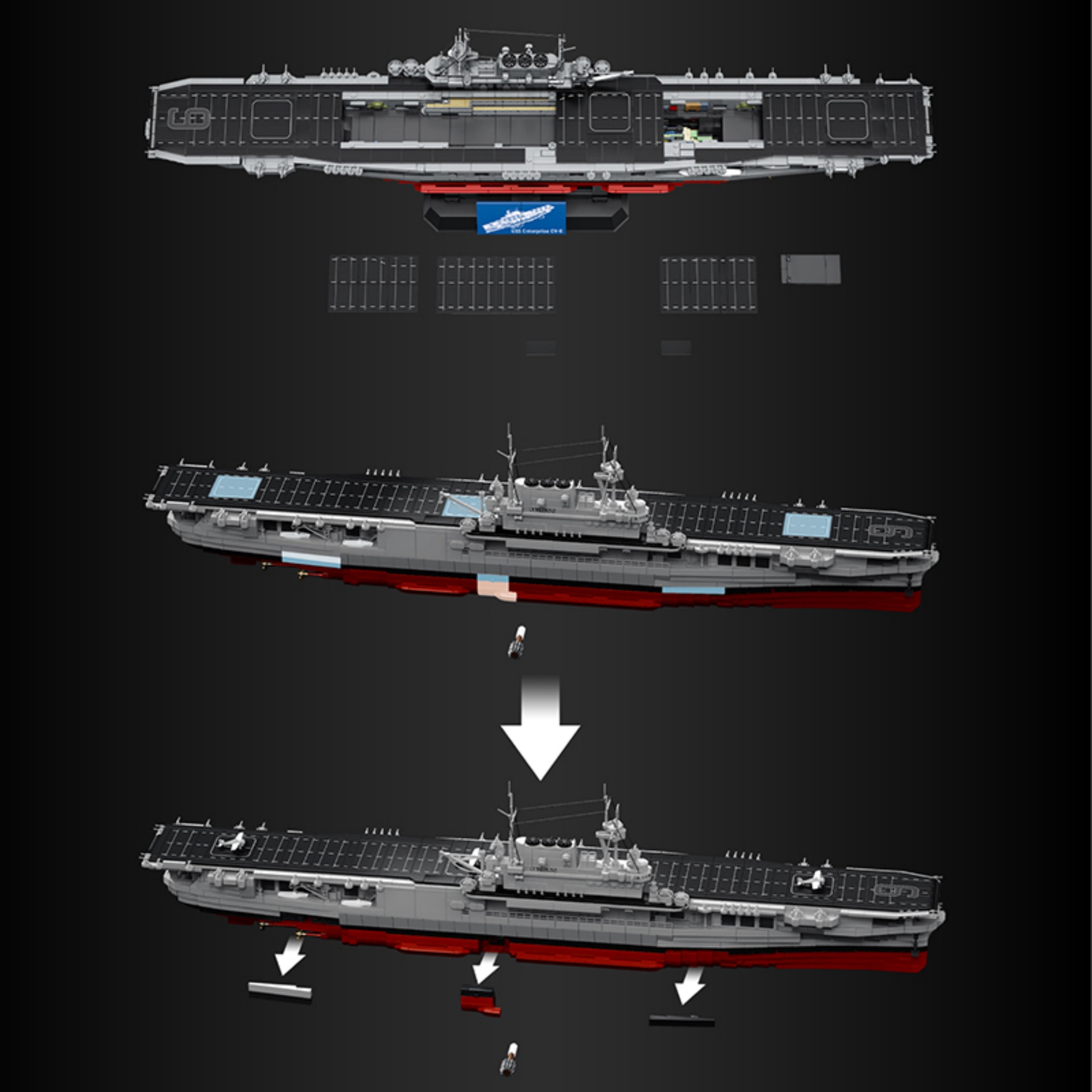 The World War II: USS Enterprise (CV-6)