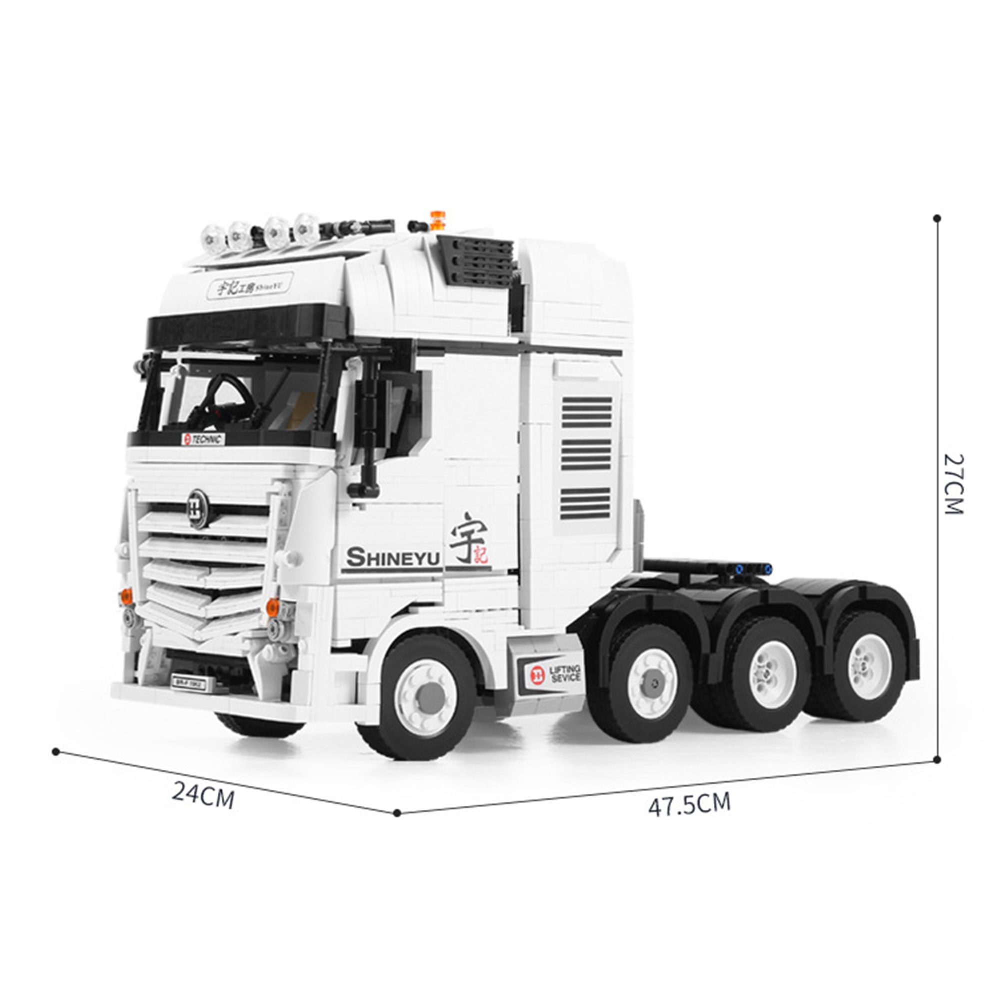 The ShineYU：Fully RC Benz ACTROS 4163