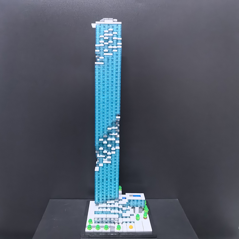 Moc The MahaNakhon 1:800 Scale Bangkok (King Power Maha Nakhon)-marstoy