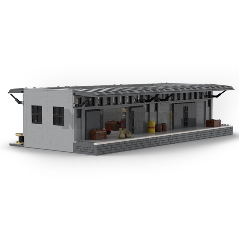 Moc The Train Freight Depot-marstoy