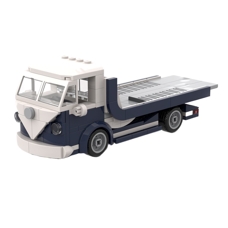 Moc The Volkswagen T1 - Minifigure Scale | Tow Truck-marstoy
