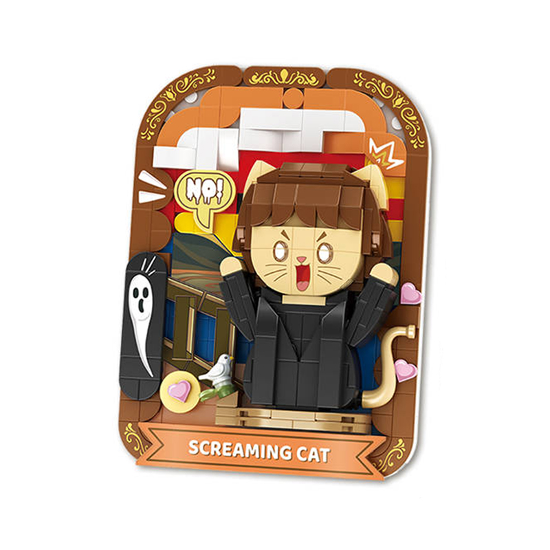 The Decorative Painting：Screaming Cat-marstoy