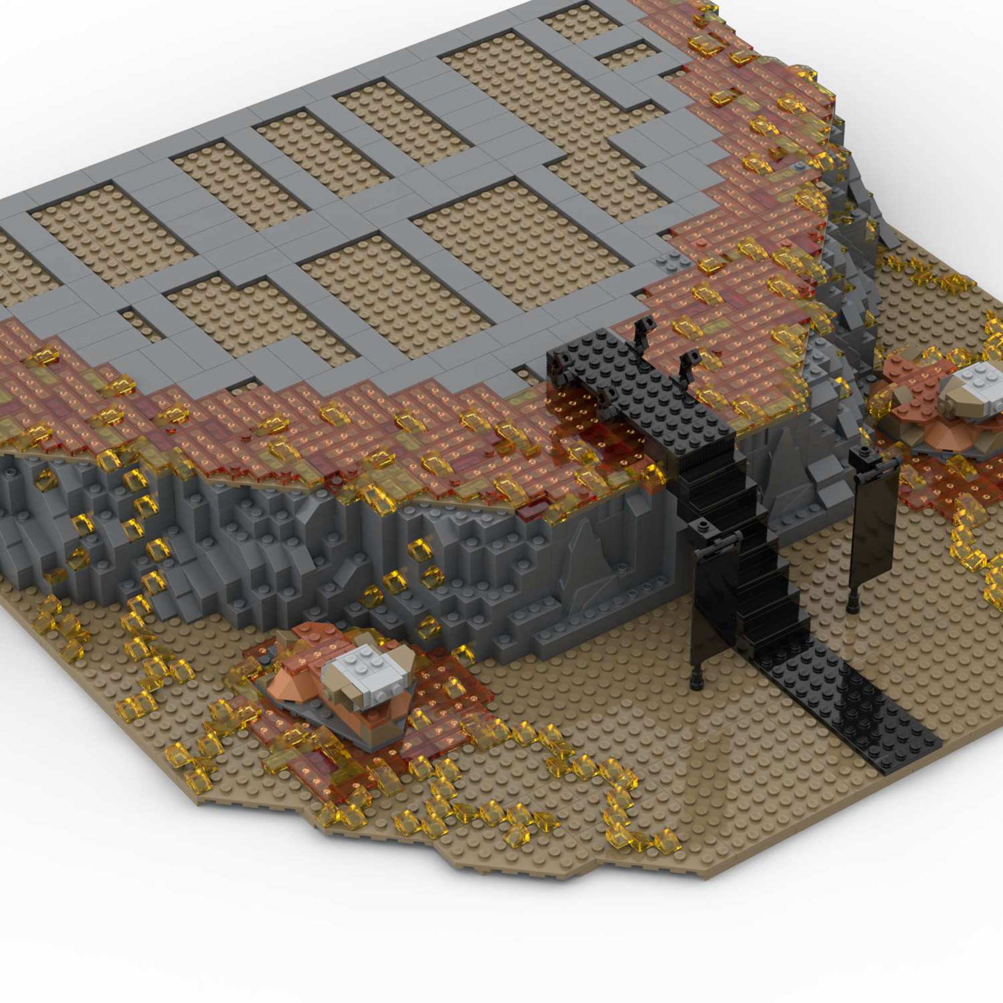 Moc The Base Extension for Barad-Dur (10333)