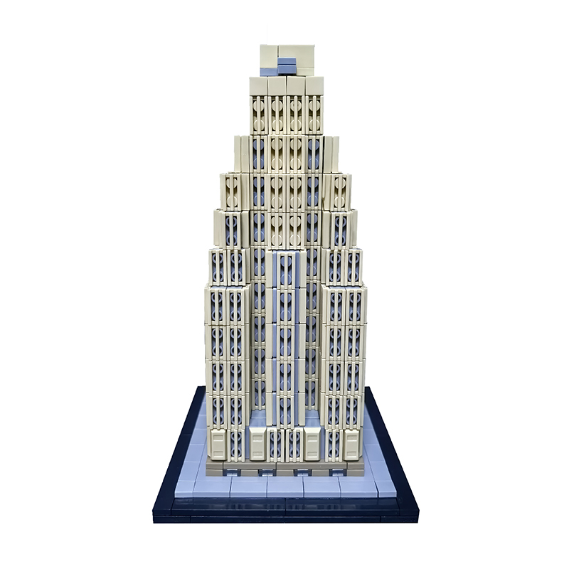 Moc The New Yorker (Wyndham Hotel) 1:800 Scale-marstoy