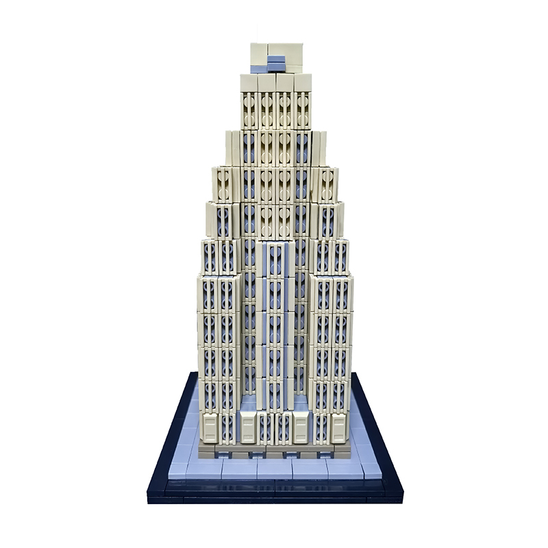 Moc The New Yorker (Wyndham Hotel) 1:800 Scale-marstoy