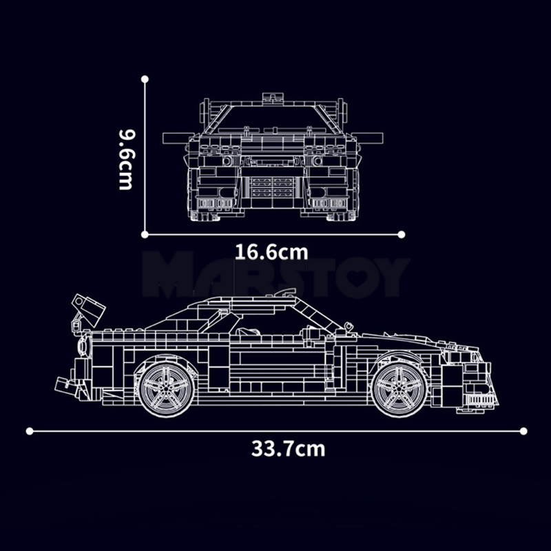 The Nissan Skyline GTR R34-marstoy