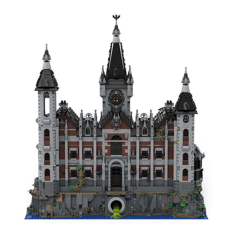 Moc The Modular Arkham Asylum-marstoy