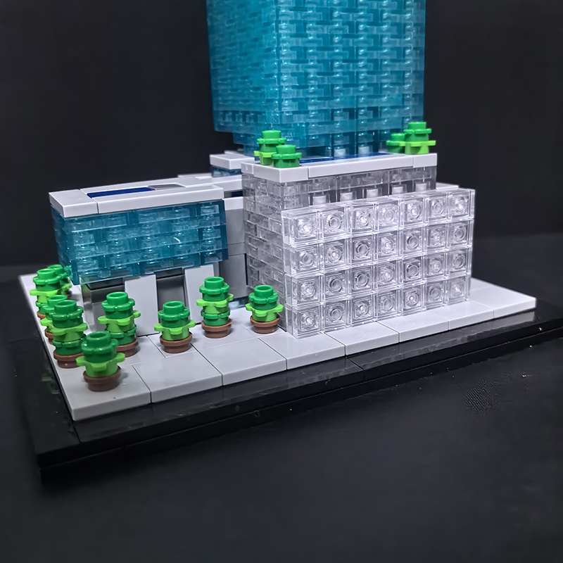 Moc The MahaNakhon 1:800 Scale Bangkok (King Power Maha Nakhon)-marstoy