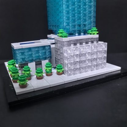 Moc The MahaNakhon 1:800 Scale Bangkok (King Power Maha Nakhon)-marstoy