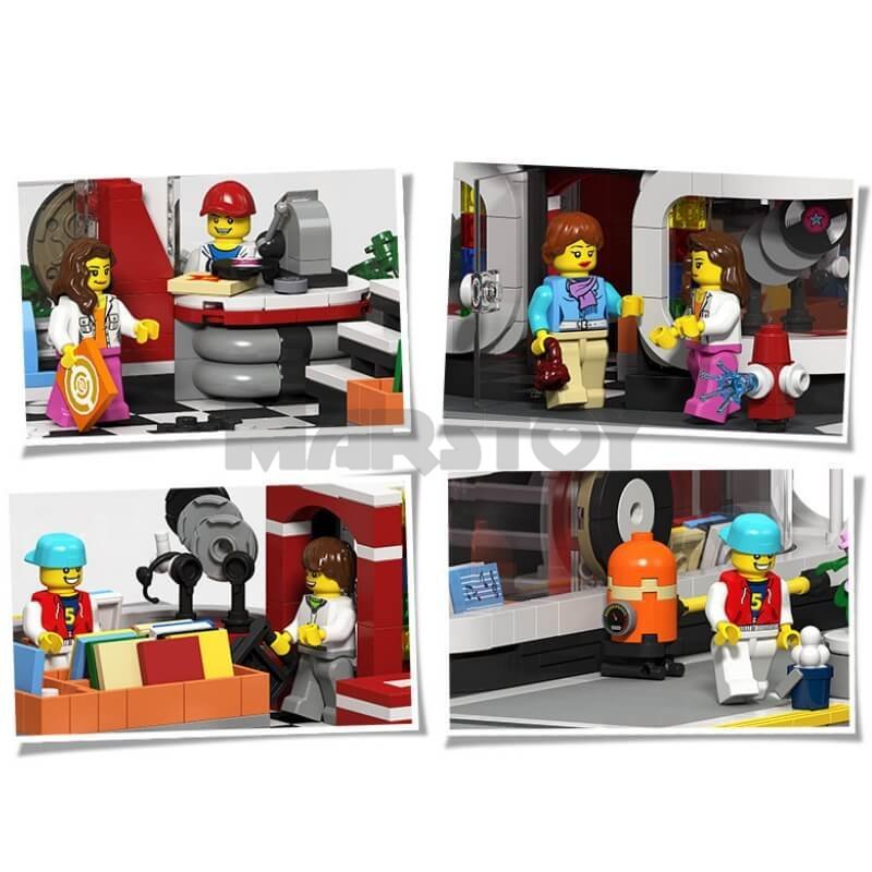 The Guitar House Music Concert Hall Car Wash Shop-marstoy